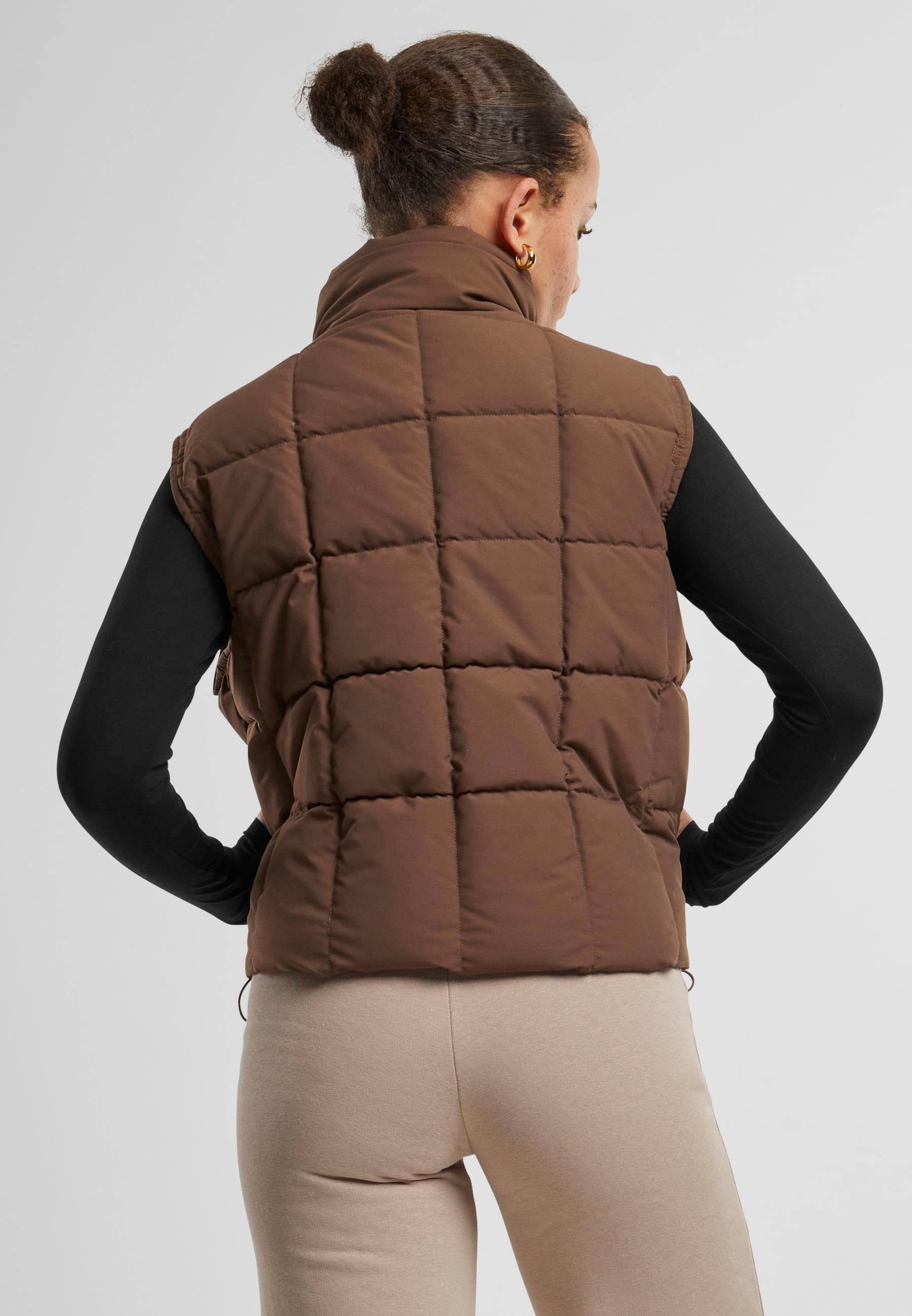 Karl Kani Steppweste »Karl Kani Damen KW224-023-1 KK Small Signature Quilted Vest«, (1 tlg.)