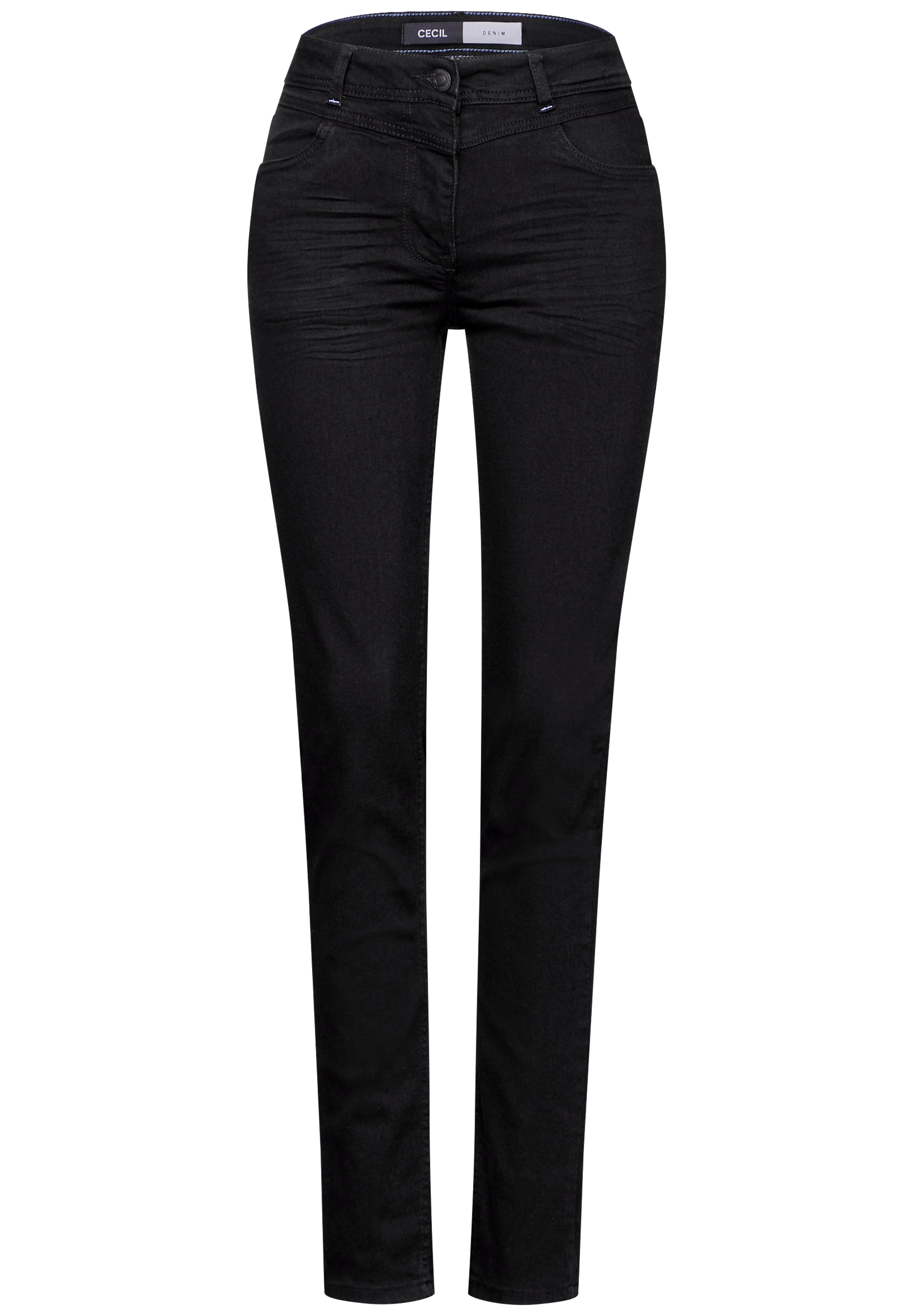 Cecil Slim-fit-Jeans, High Waist