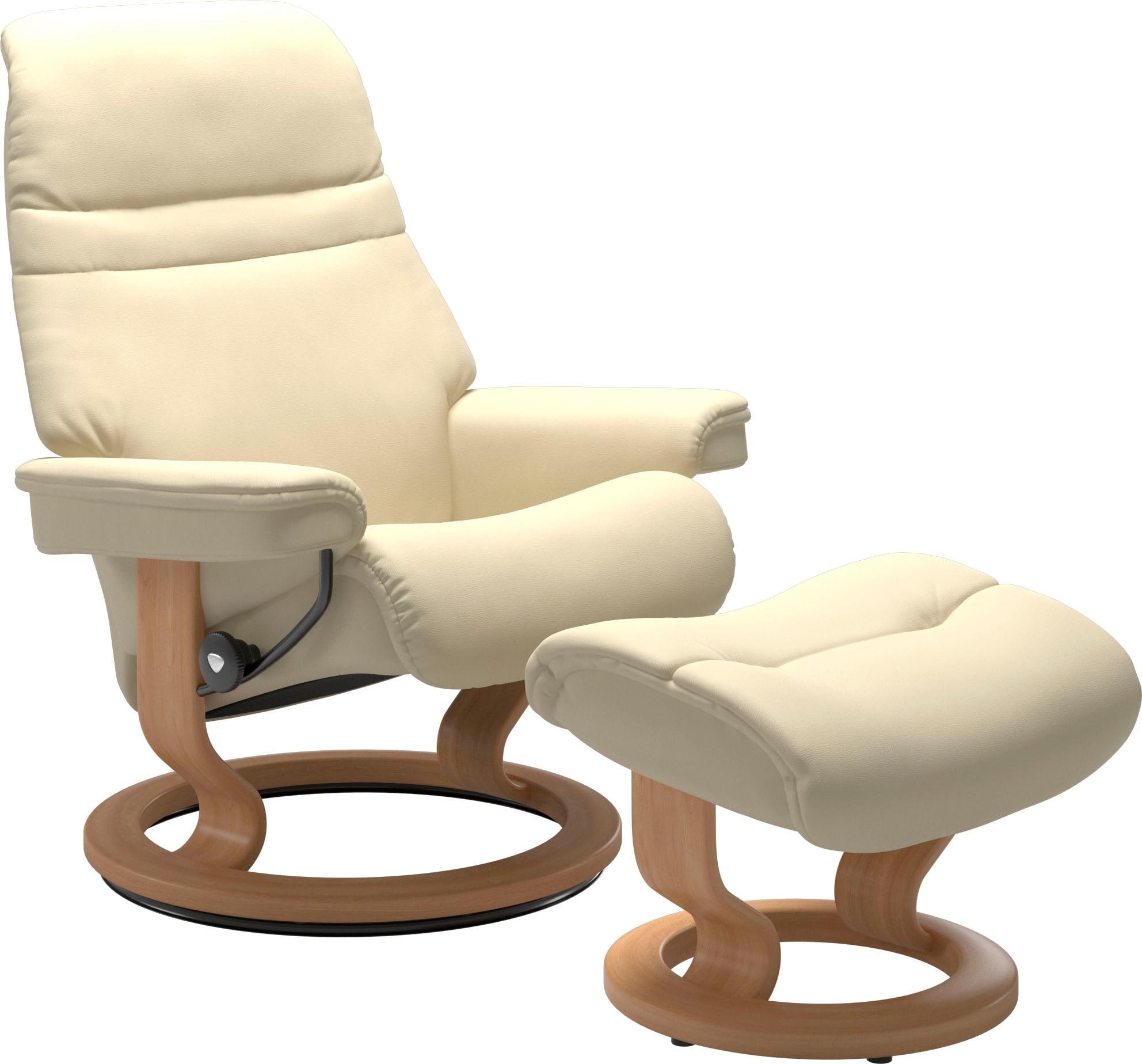 Stressless Relaxsessel "Sunrise" Relaxsessel mit Hocker, mit Classic Base, günstig online kaufen