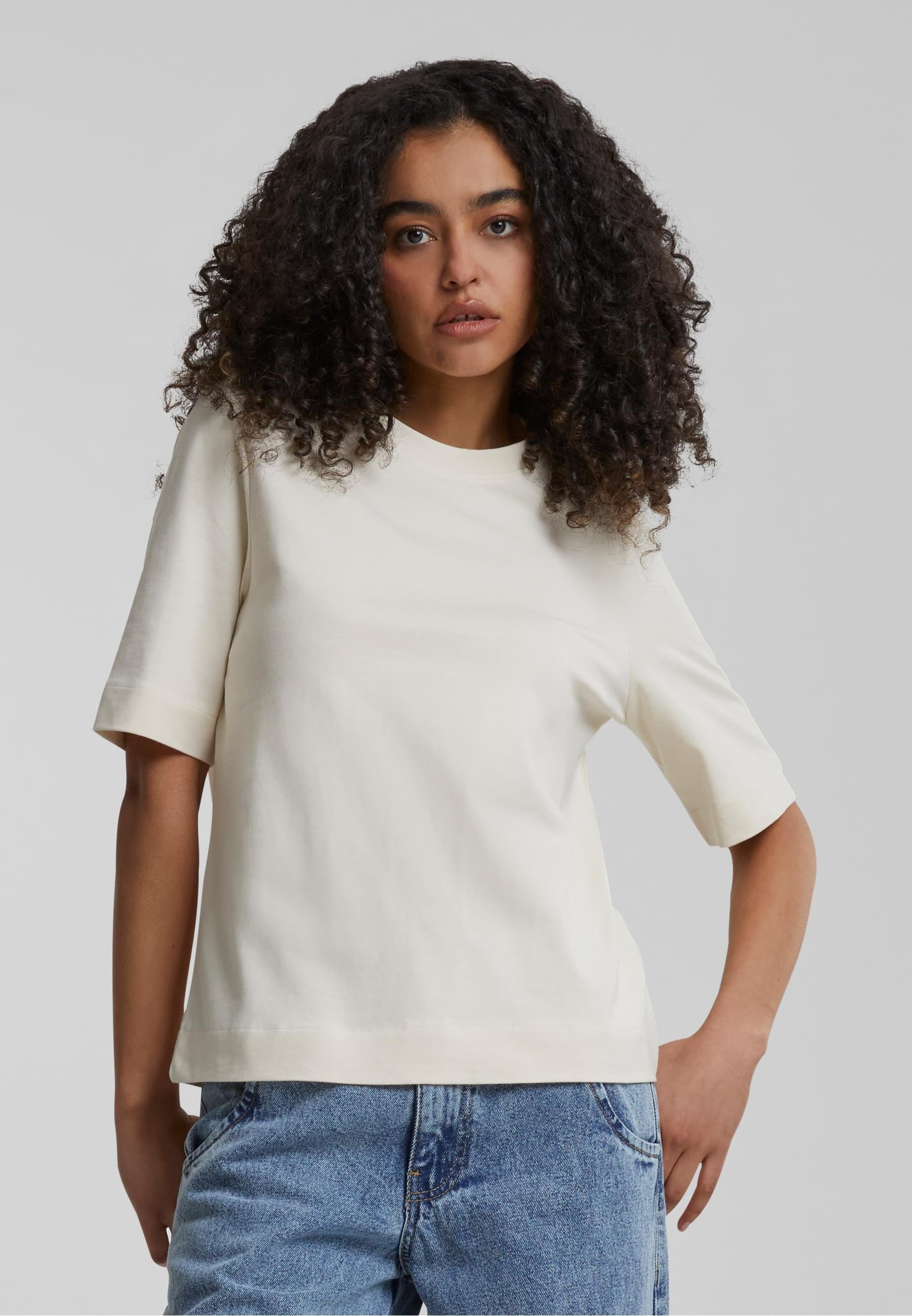 URBAN CLASSICS T-Shirt »Urban Classics Damen Ladies Classy Tee«, (1 tlg.)