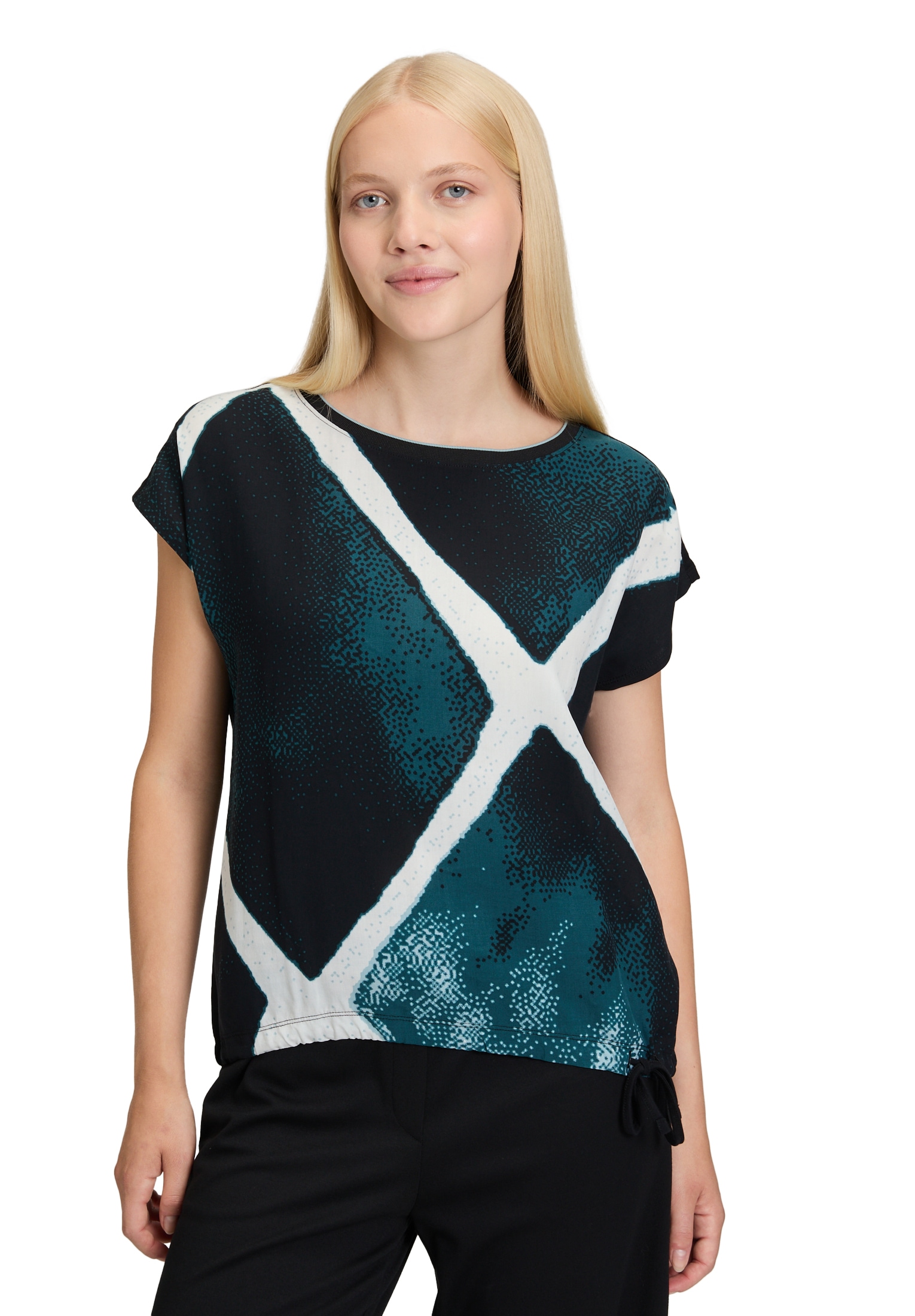 Betty&Co Kurzarmshirt "Betty & Co Casual-Shirt mit Print", (1 tlg.) günstig online kaufen