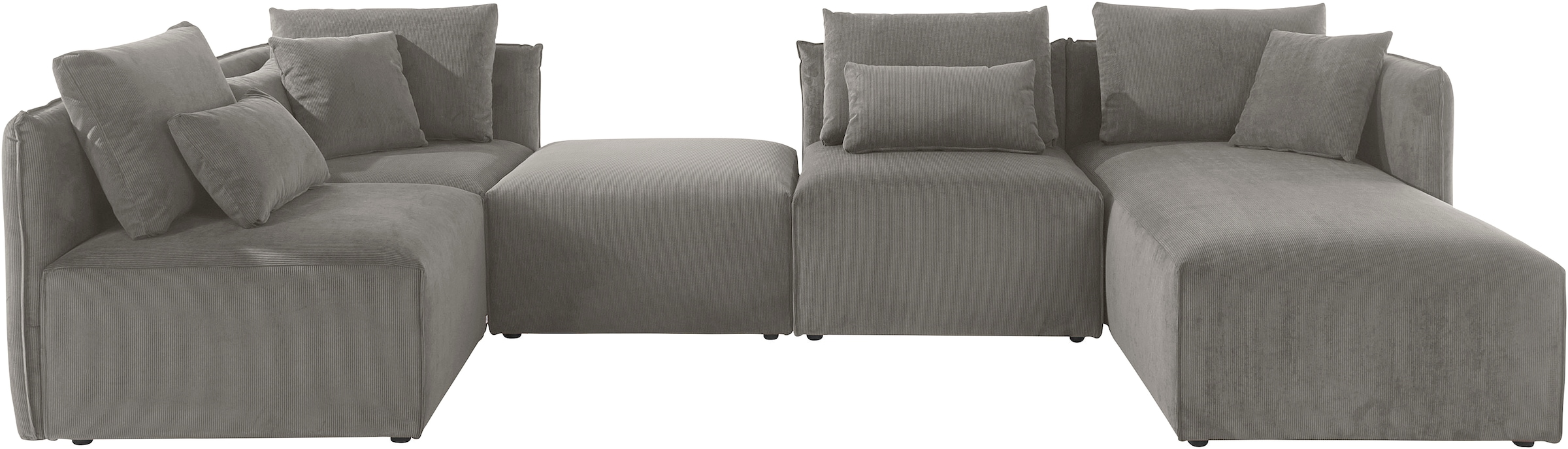 OTTO home Wohnlandschaft "Nöre U-Form" 5 Teile, in vielen Bezugsqualitäten günstig online kaufen