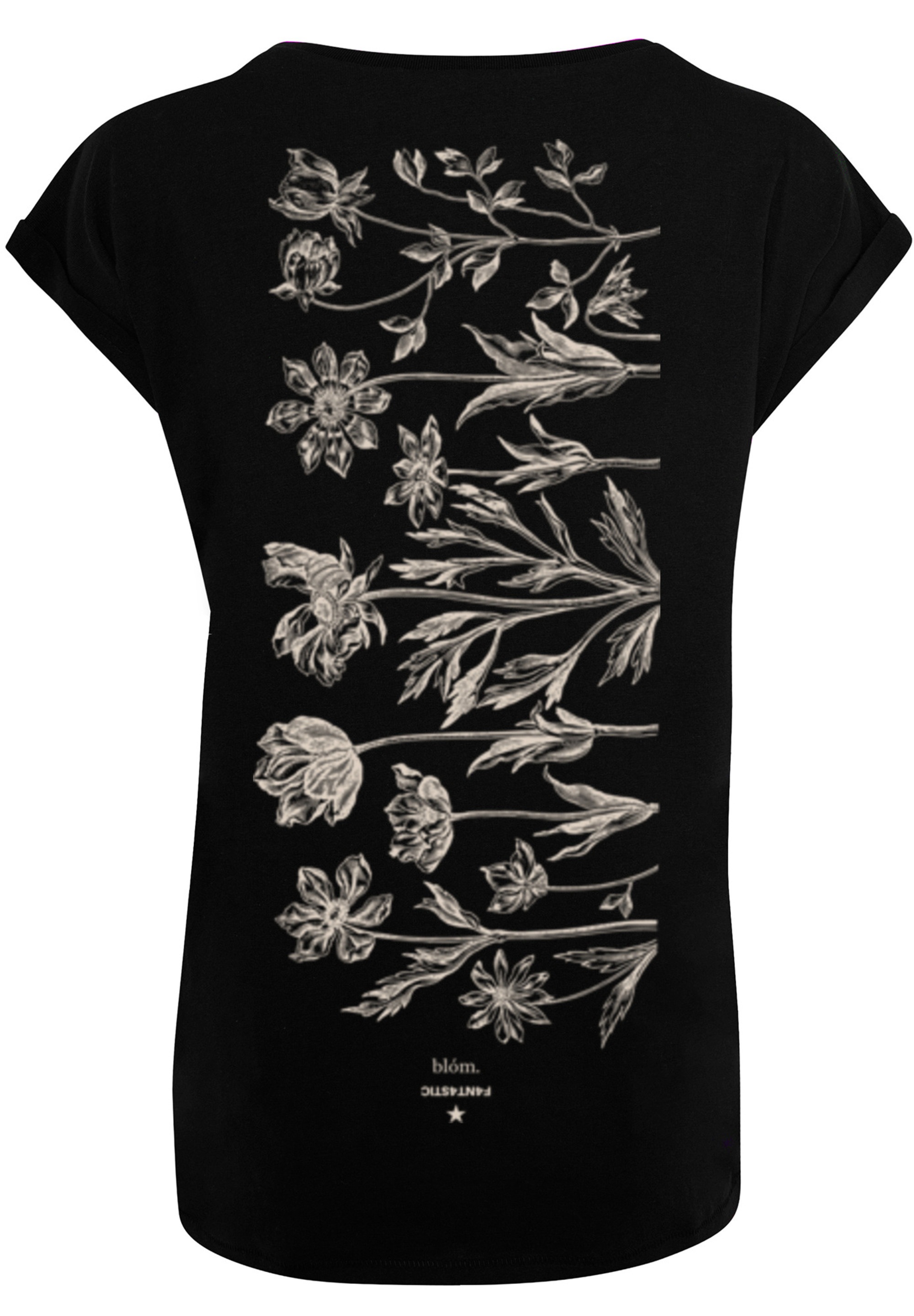 F4NT4STIC T-Shirt Print online BAUR bestellen | »Blumenmuster Blau«