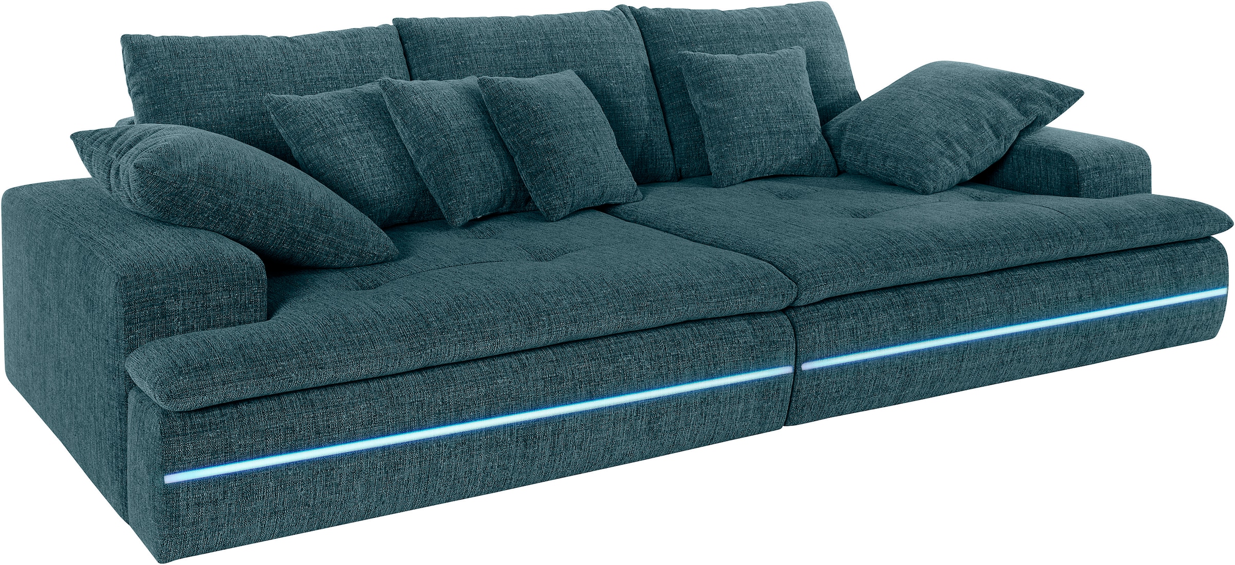 INOSIGN Big-Sofa "Haiti II", RGB-LED Beleuchtung, wahlweise mit Kaltschaum günstig online kaufen