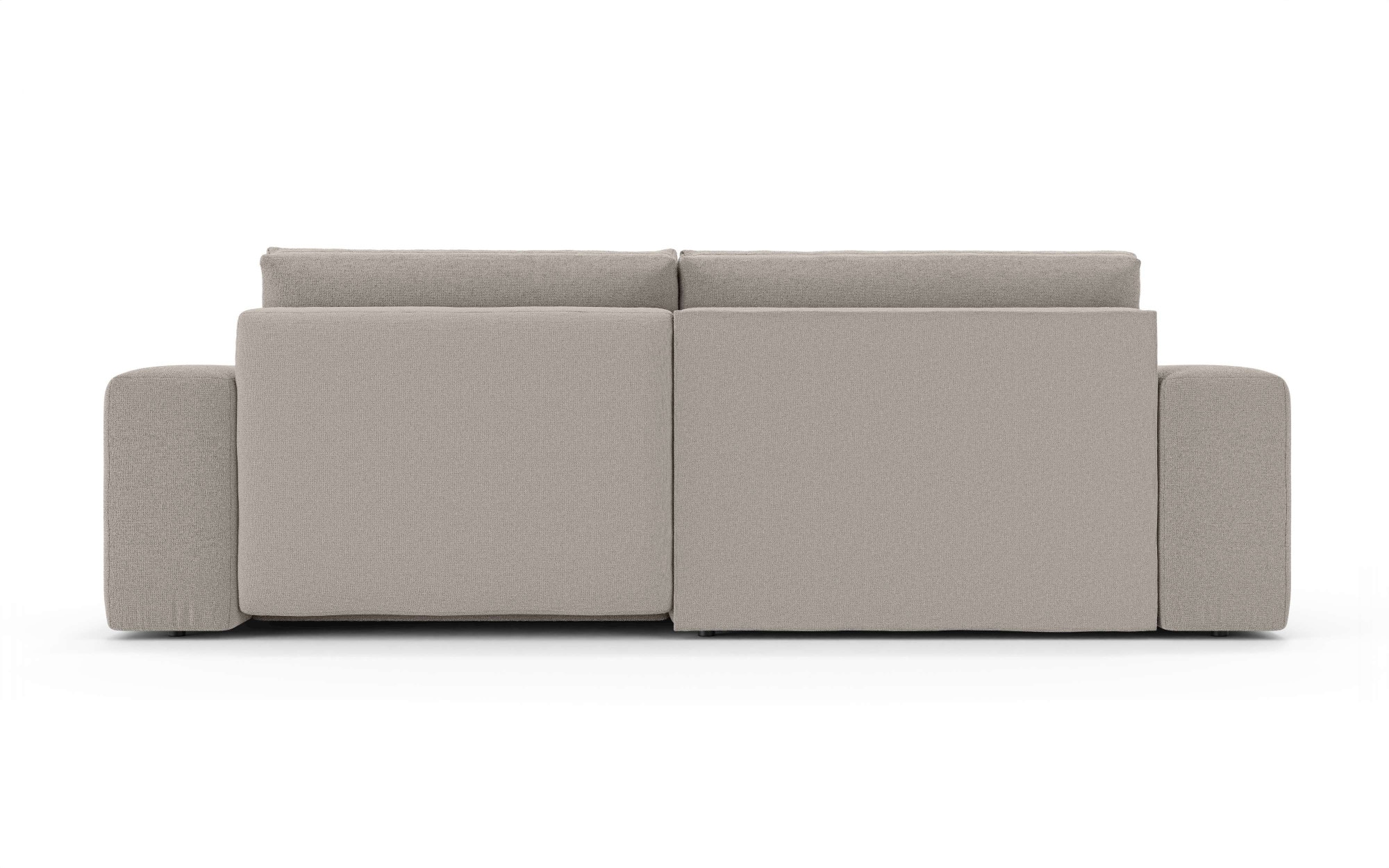 OTTO home Ecksofa »MATTS Schlafsofa mit Bettkasten, Maße B/T/H: 265/159/89 cm« L-Form mit Recamiere rechts oder links, hoher Sitzkomfort