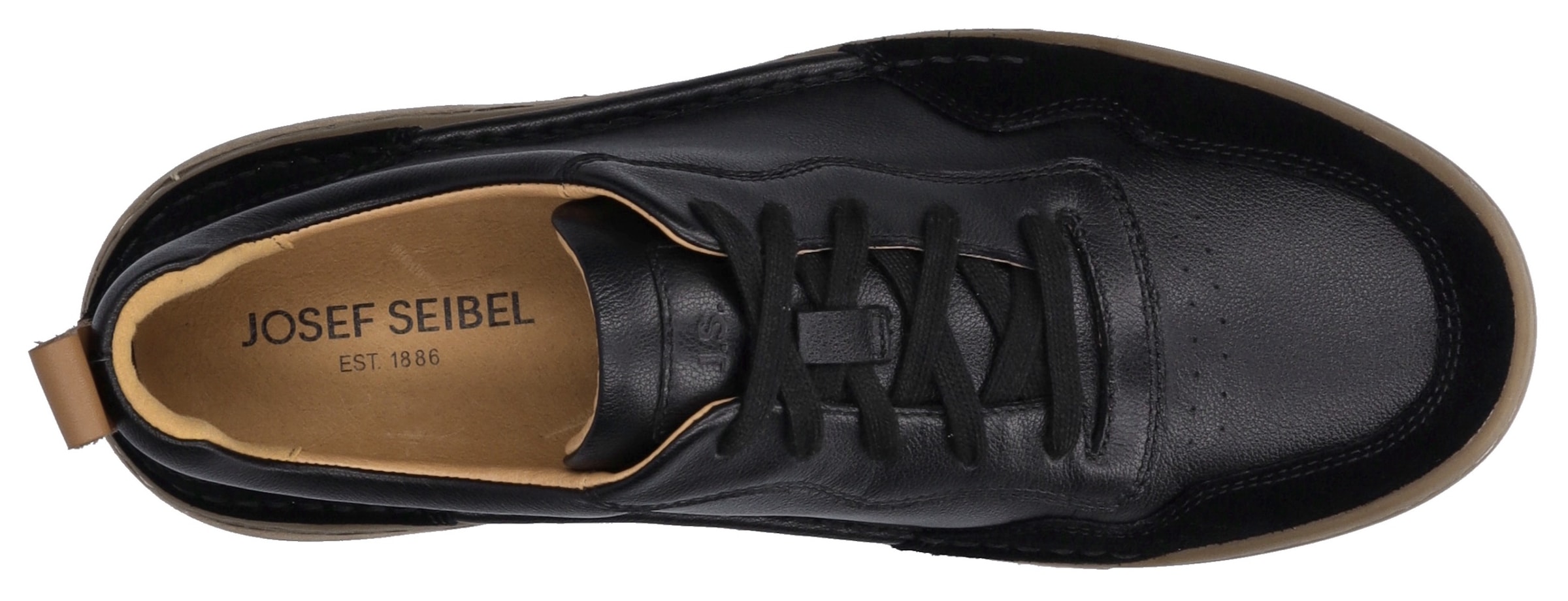 Josef Seibel Sneaker »Cleve 01«, Freizeitschuh, Retro Sneaker, Schnürschuh mit Schuhweite weit