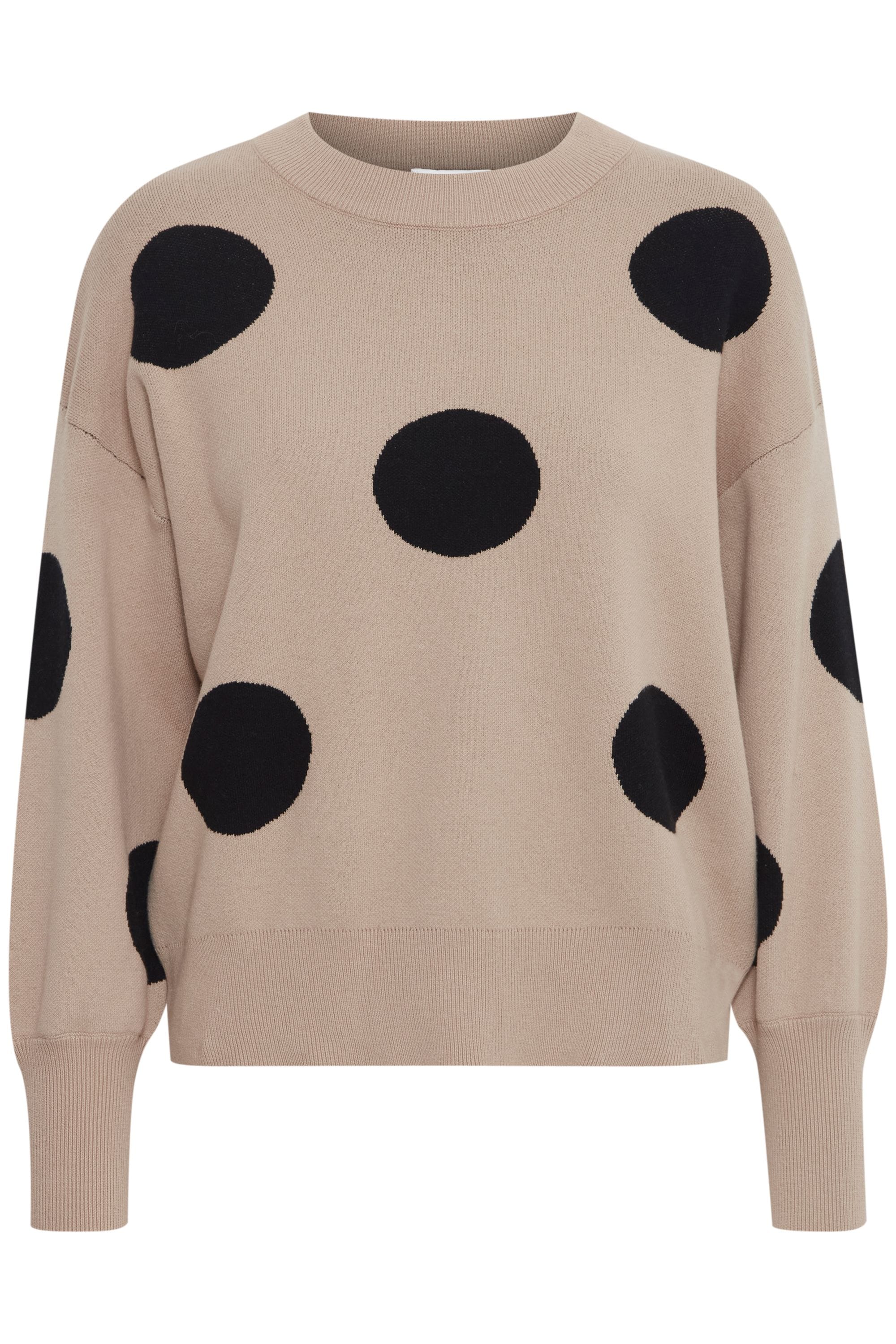 b.young Strickpullover "Strickpullover BYOMME DOT JUMPER -"