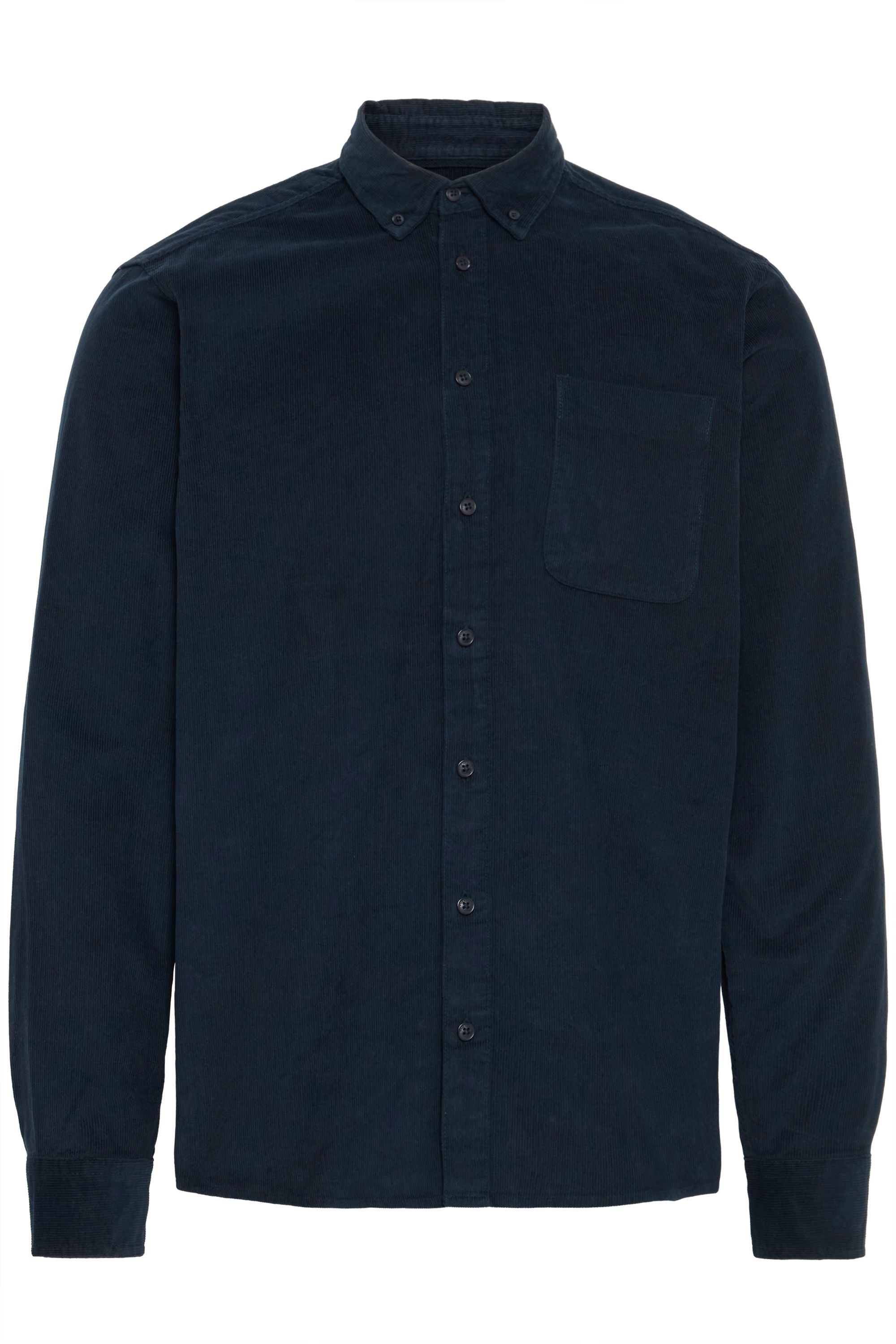 Blend Langarmhemd »BHDEMIR«, Stilvolles Cordhemd mit Brusttasche
