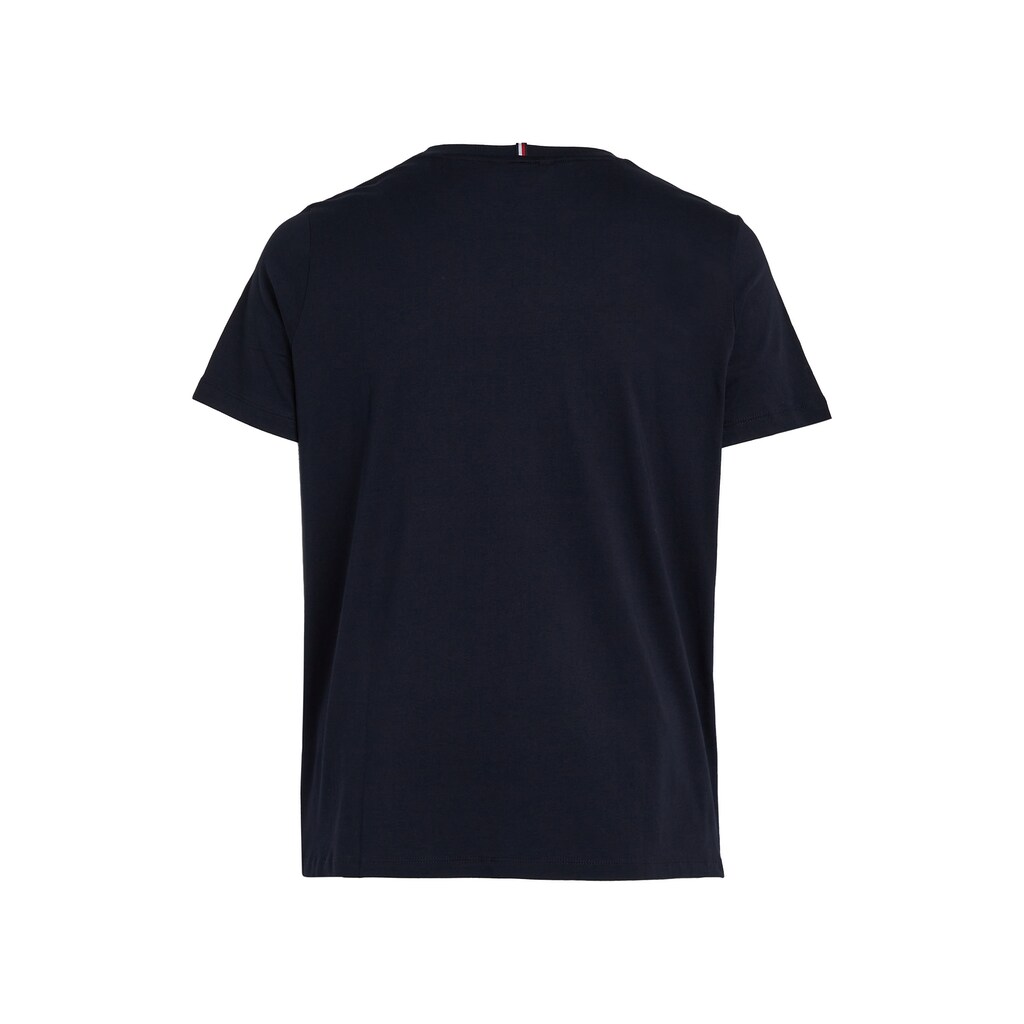 Tommy Hilfiger Curve T-Shirt »CRV REG C-NK SIGNATURE TEE SS«, Große Größen