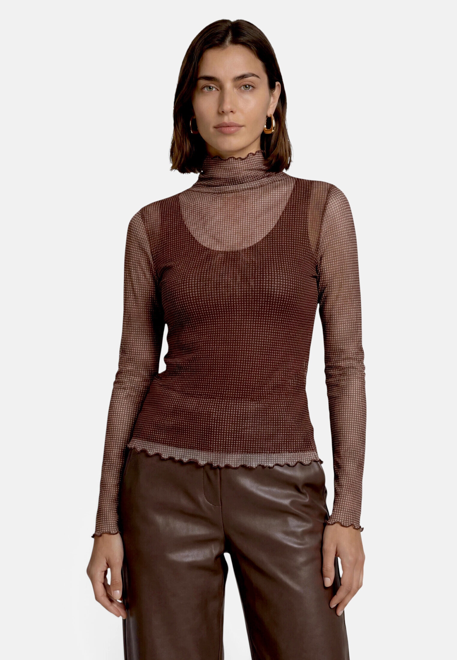 Zero Kurzarmshirt »Damen mit Muster« 1 Material