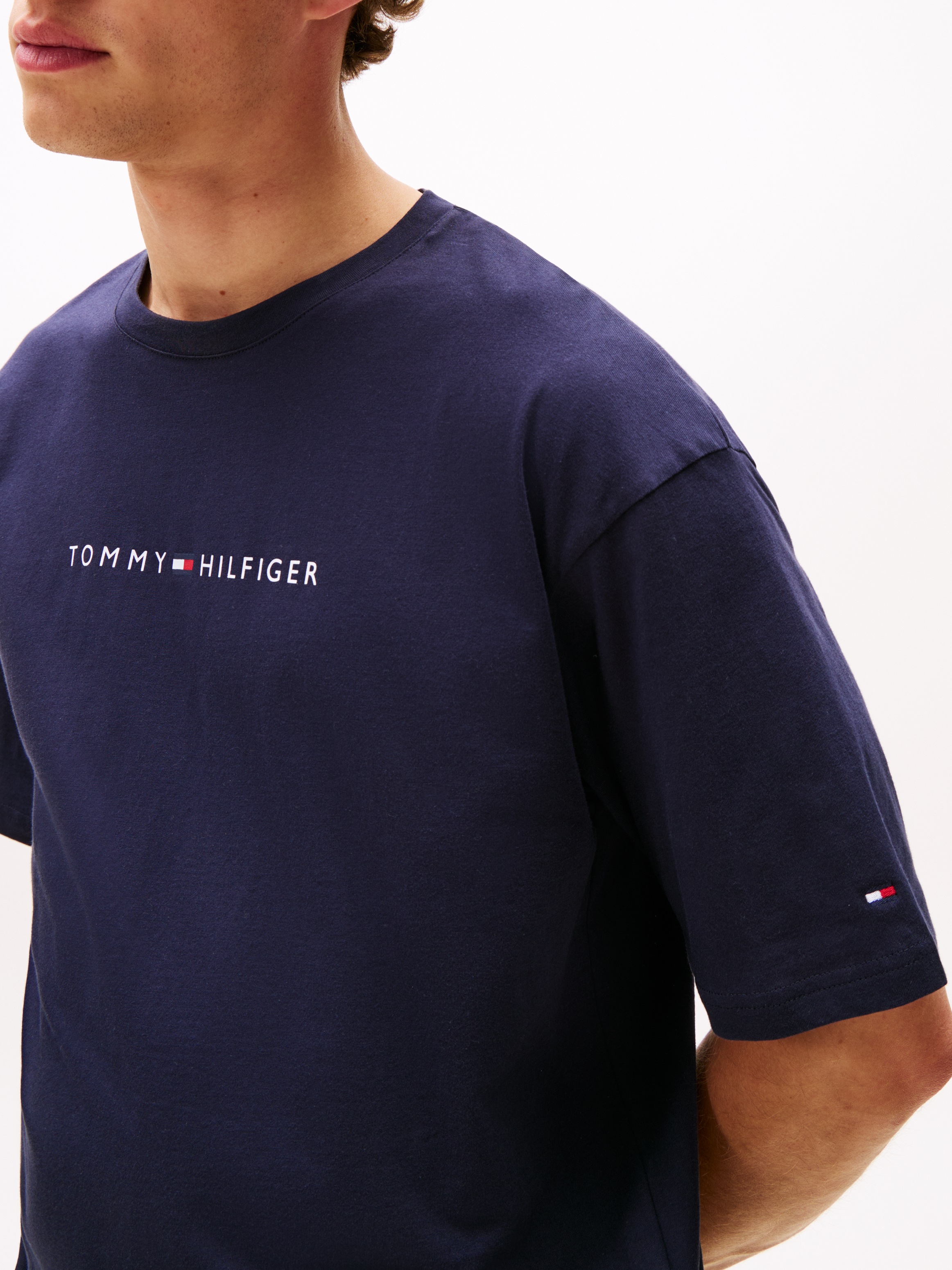 Tommy Hilfiger Underwear T-Shirt "TEE CONT. LOGO" mit Rundhals, normale Pas günstig online kaufen