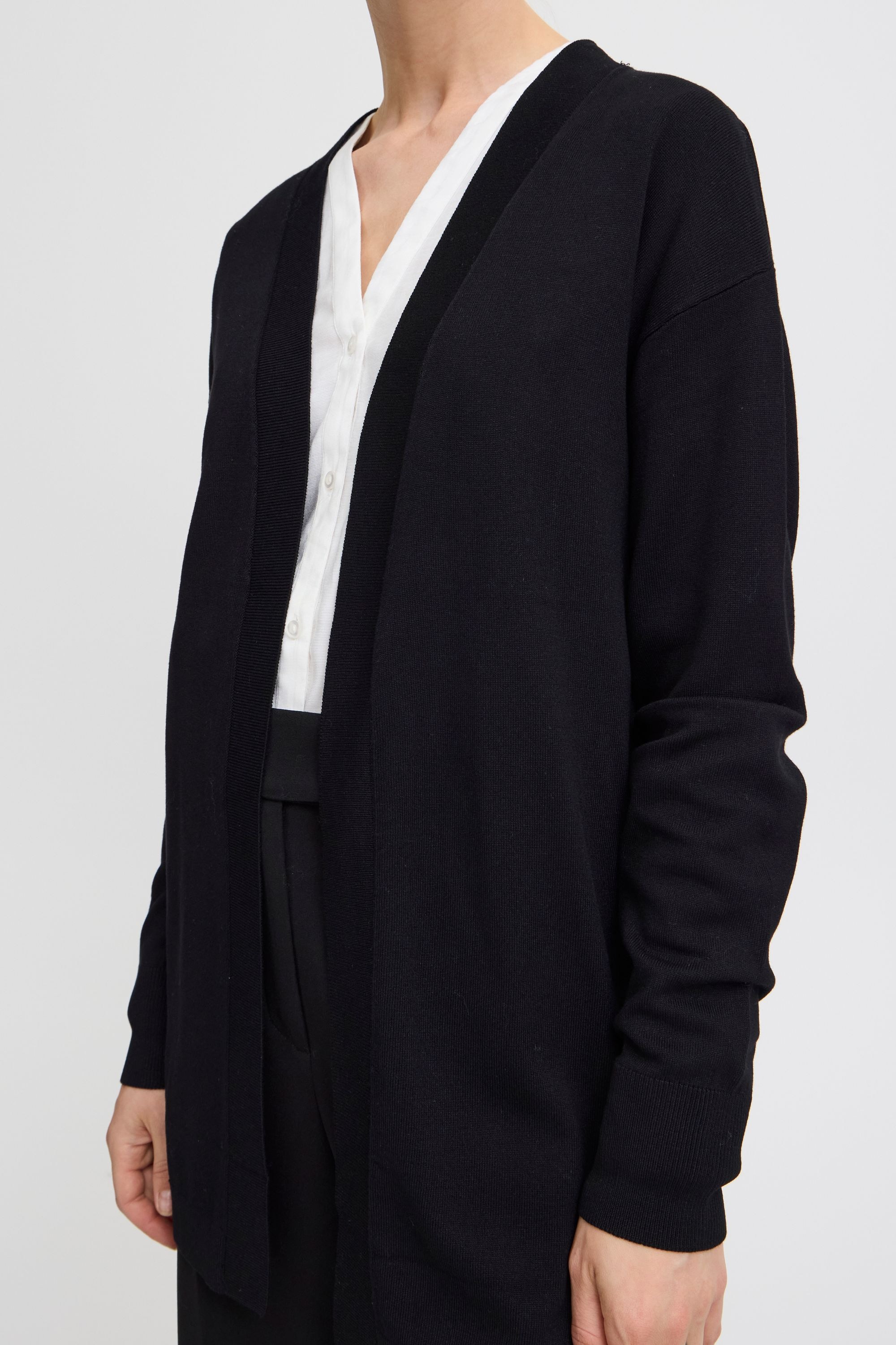 b.young Strickjacke »Strickjacke BYMMMORLA LONG CARDIGAN -«