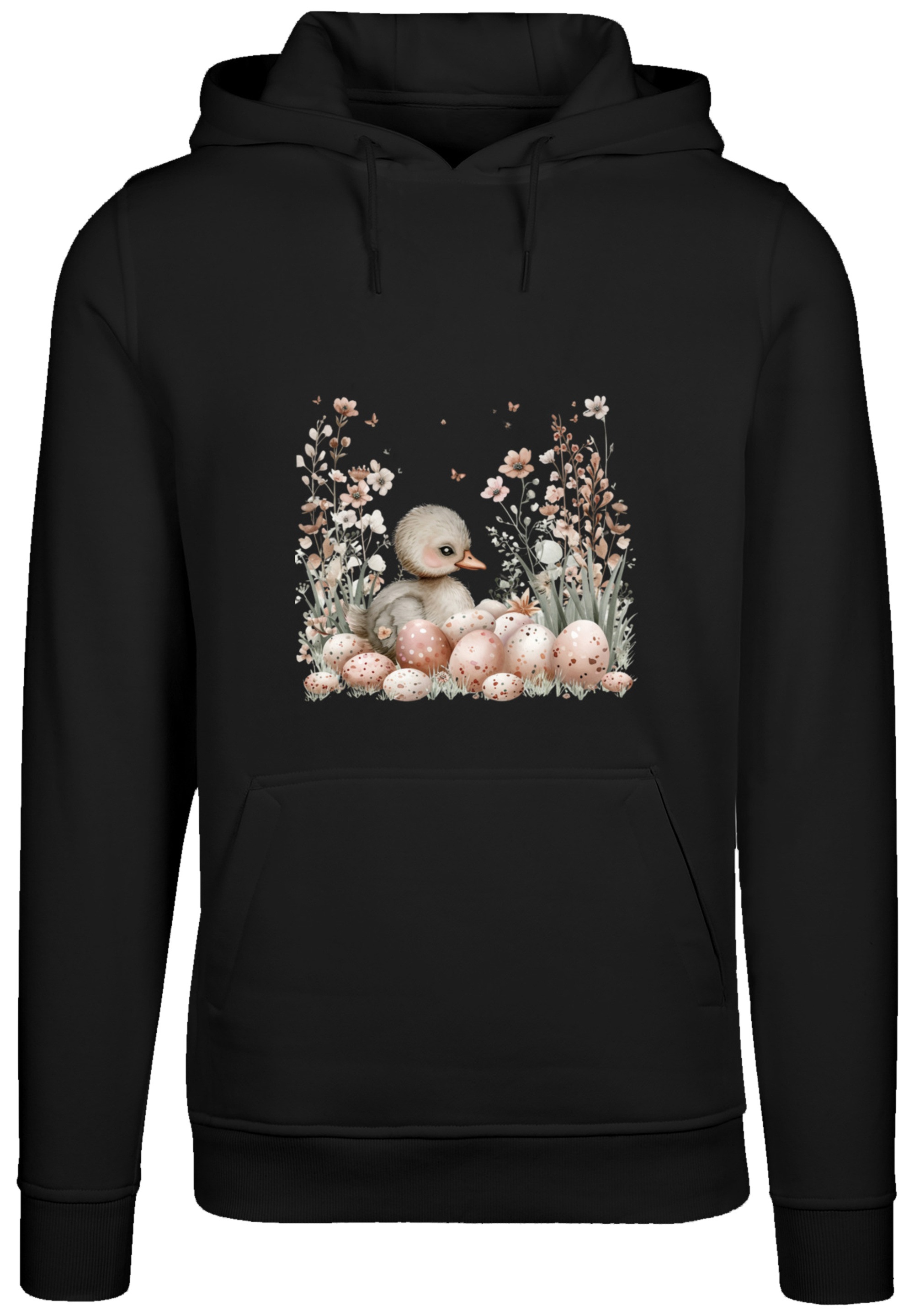 F4NT4STIC Kapuzenpullover »Ente Ostereier Blumen Küken«, Premium Qualität