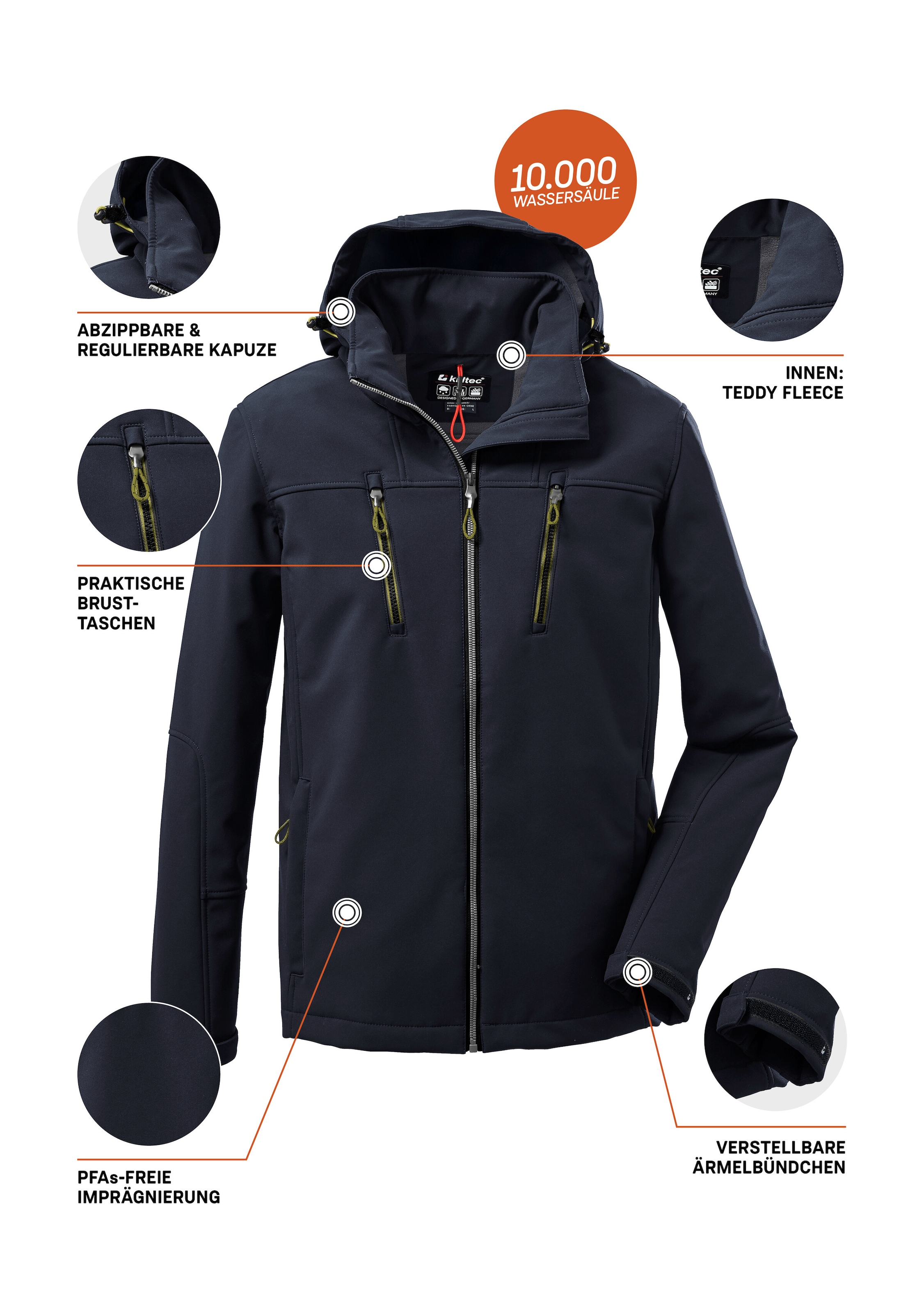 Killtec Softshelljacke »KOW 163 MN SFTSHLL JCKT«