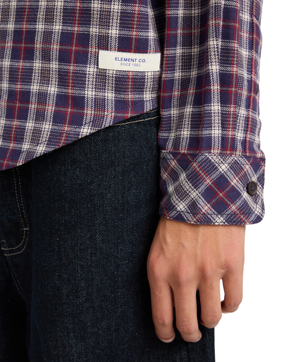 Element Langarmhemd »Button Down Regular Flannel«