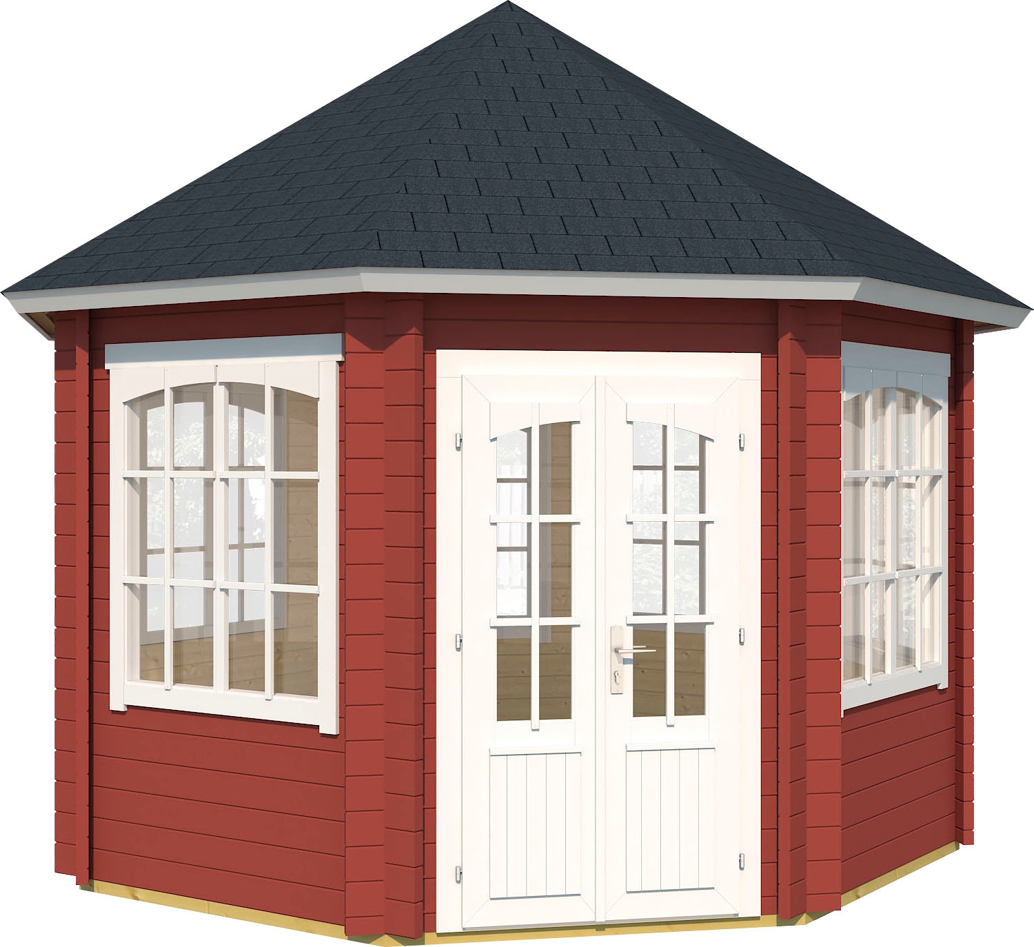 LASITA MAJA Pavillon "Jamaica" BxT: 389,4x389,4 cm, Fichtenholz