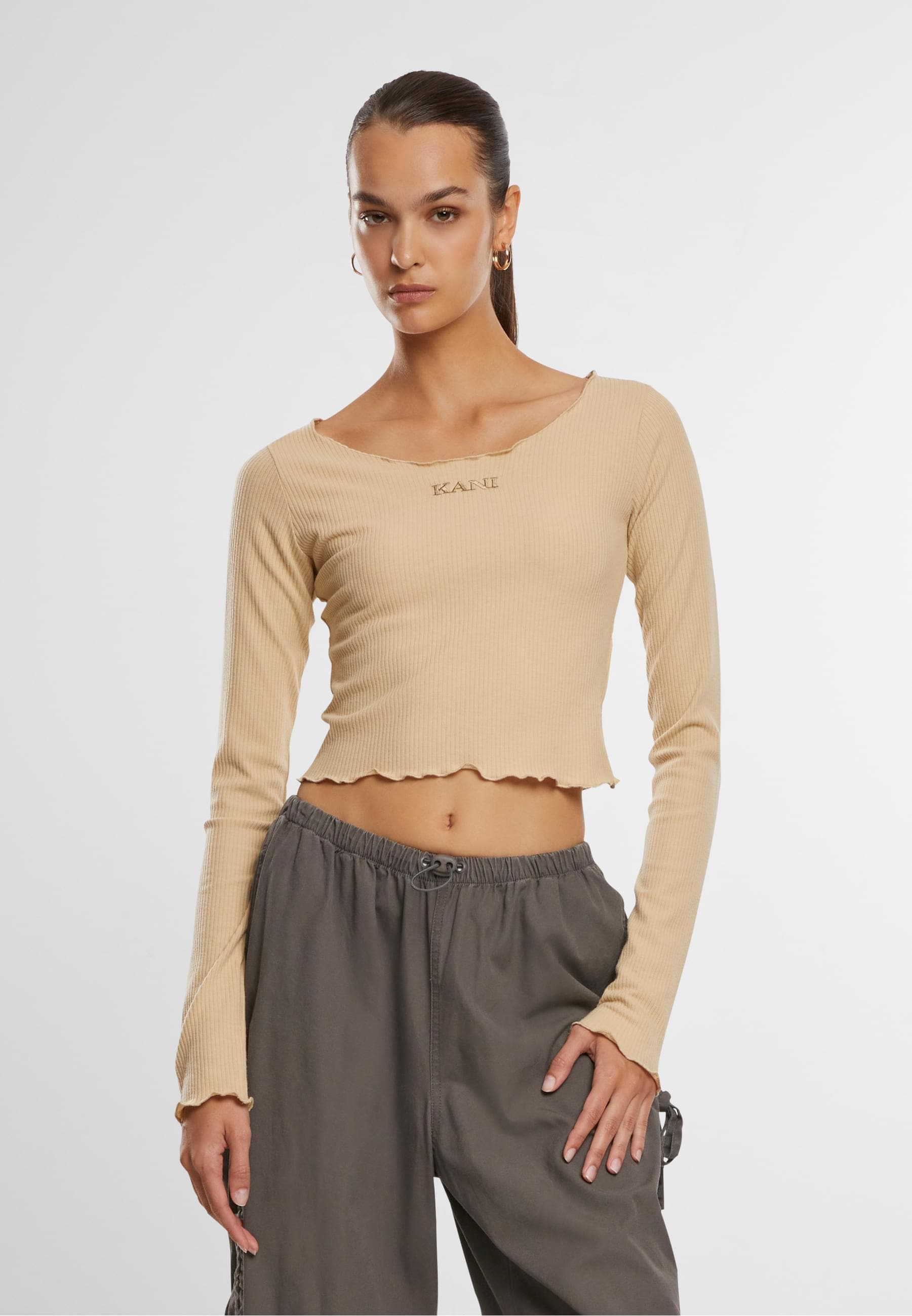 Karl Kani Longsleeve »Karl Kani Karl Kani Retro Short Rib LS«, (1 tlg.)