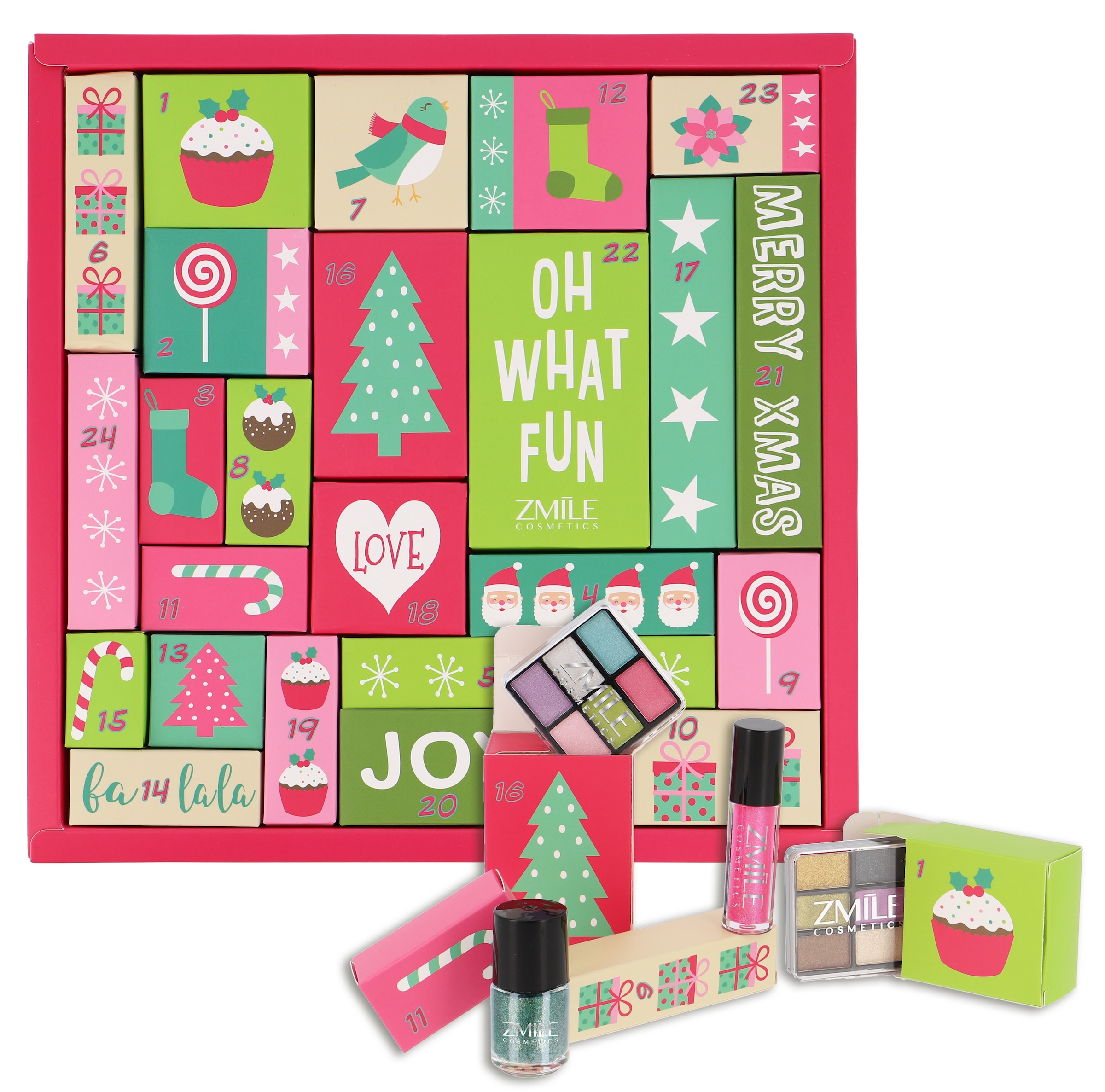 ZMILE COSMETICS Adventskalender »ZMILE COSMETICS Adventskalender Puzzle 'Oh What Fun' vegane Kosmetik«, ab 13 Jahren, vegane Kosmetik