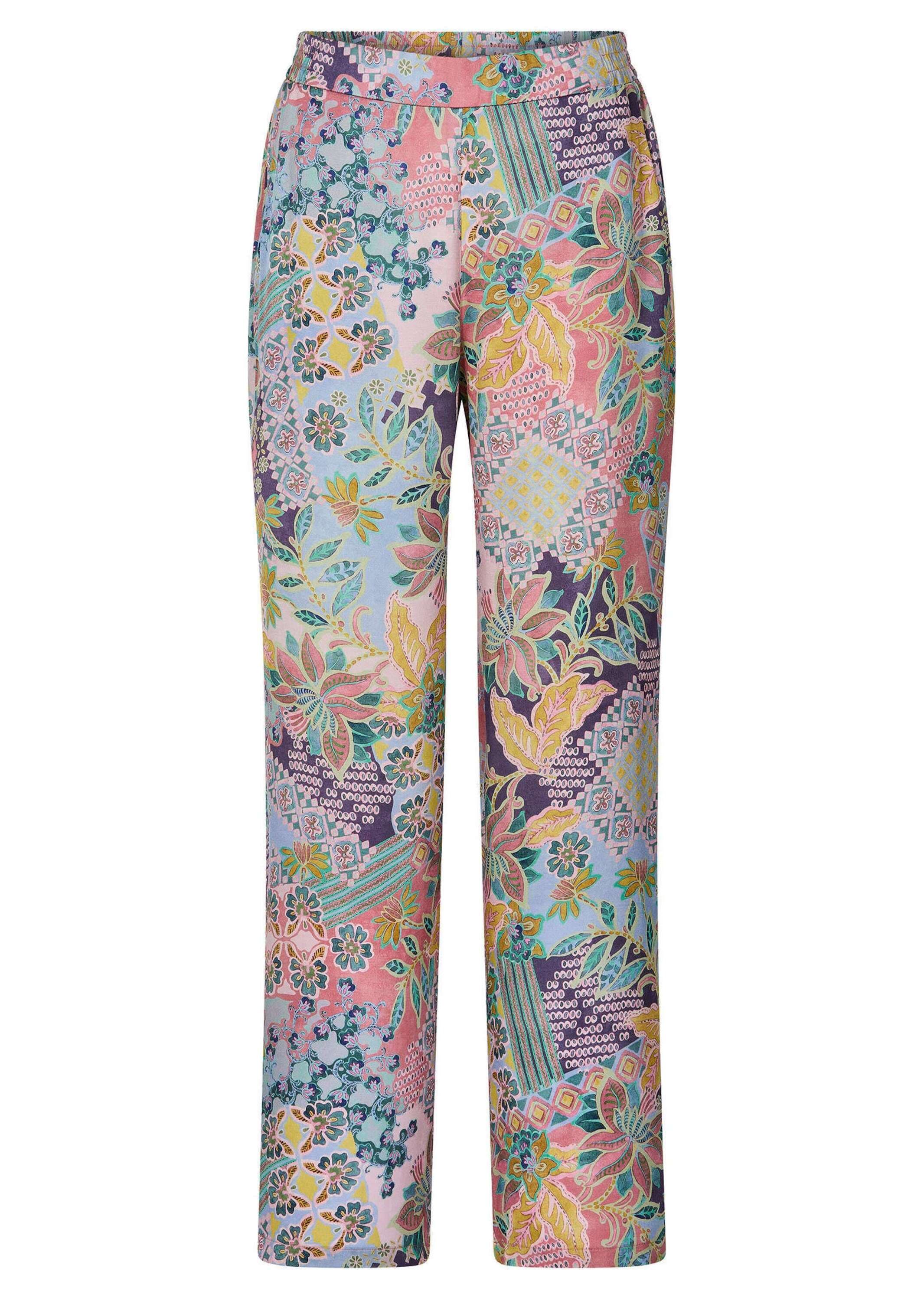 GOLDNER Stoffhose "Kurzgröße Weite Hose VERA aus Viskose-Satin" günstig online kaufen