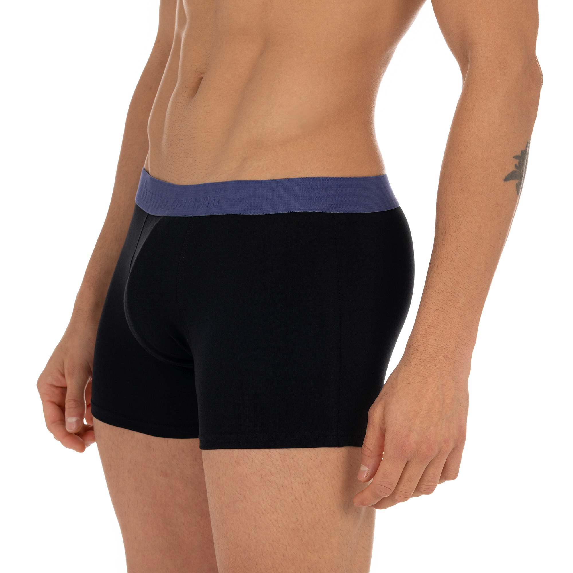 Bruno Banani Boxershorts »FLOWING«, (2er Pack), mit kontrastfarbenem Bündchen