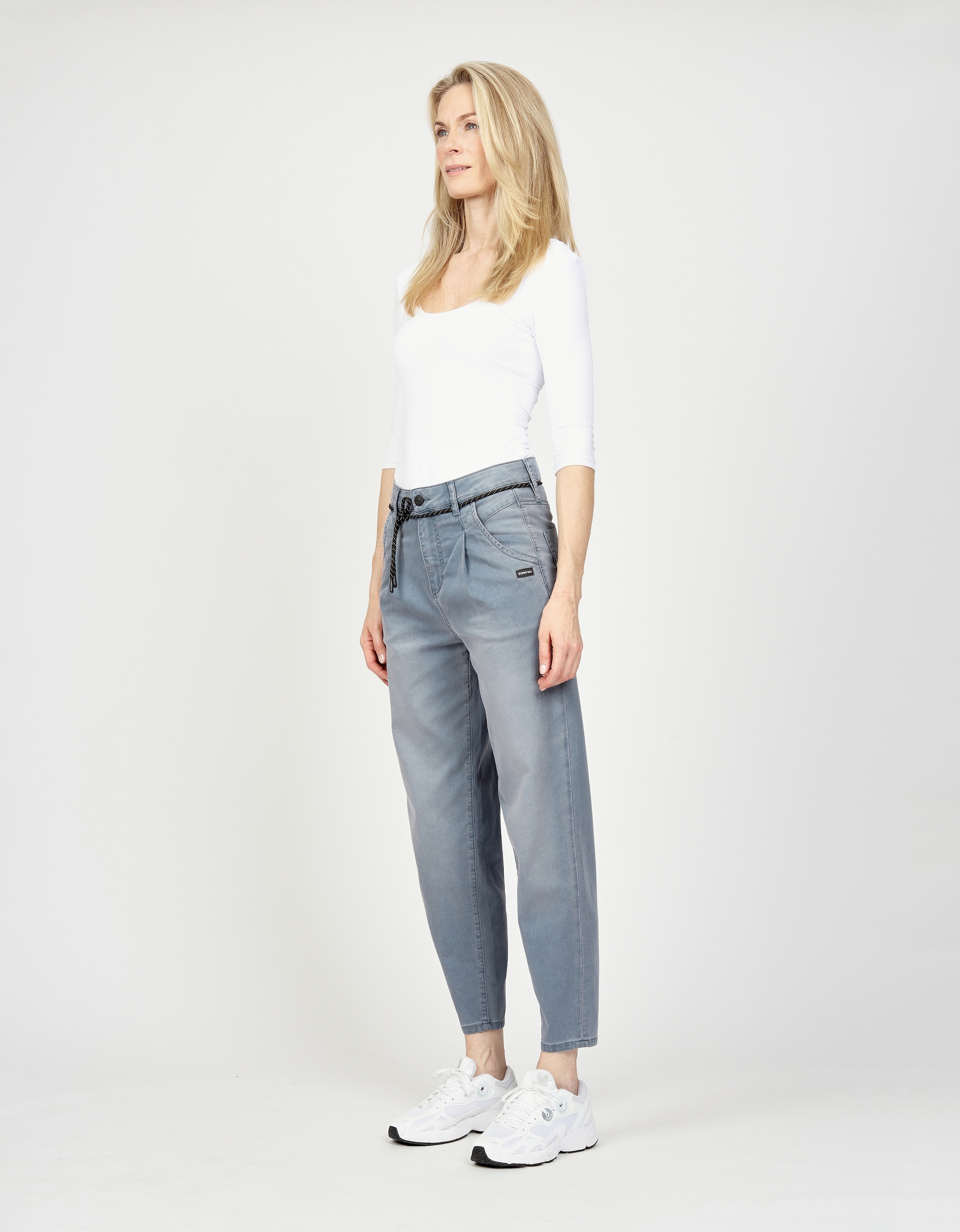 GANG Ankle-Jeans »94SILVIA JOGGER«, im Ballon-Fit, lässig-weiter O-Shape