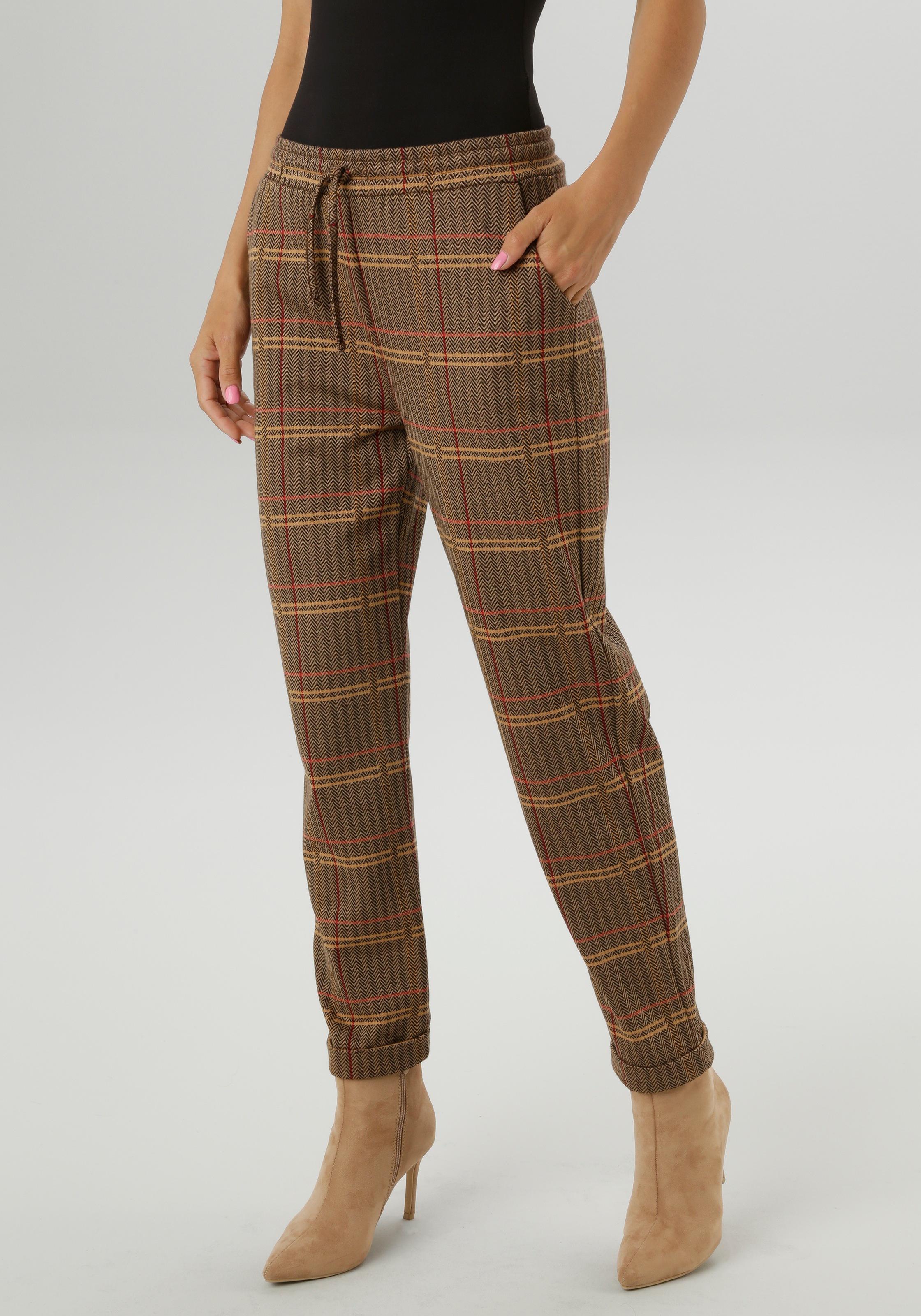 Aniston SELECTED Schlupfhose mit 2 praktischen Eingrifftaschen günstig online kaufen