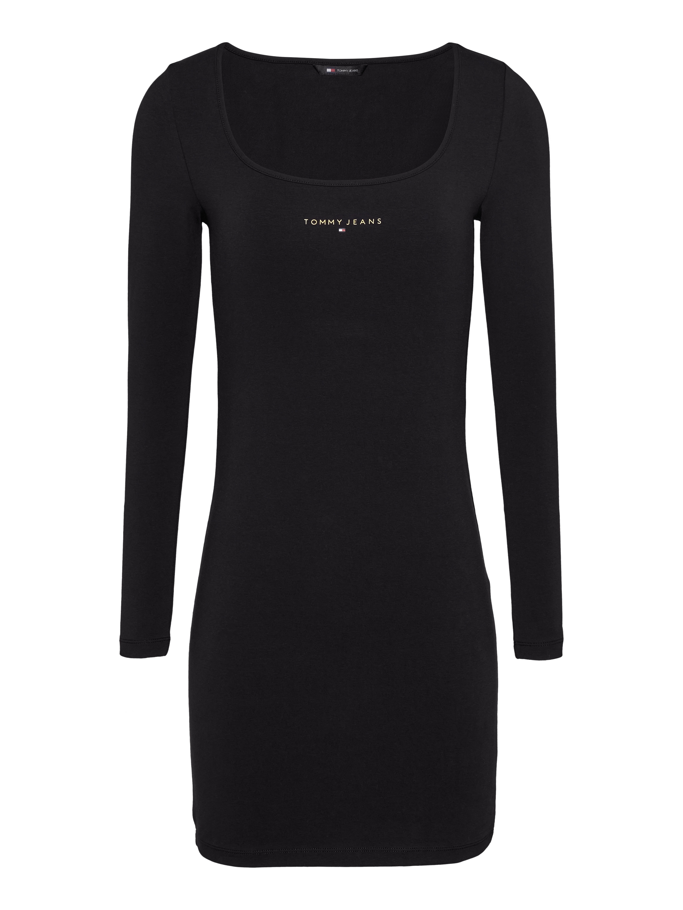 Tommy Jeans Jerseykleid »TJW METALLIC LINEAR BODYCON« mit metallicfarbenem Linear Logoschriftzug