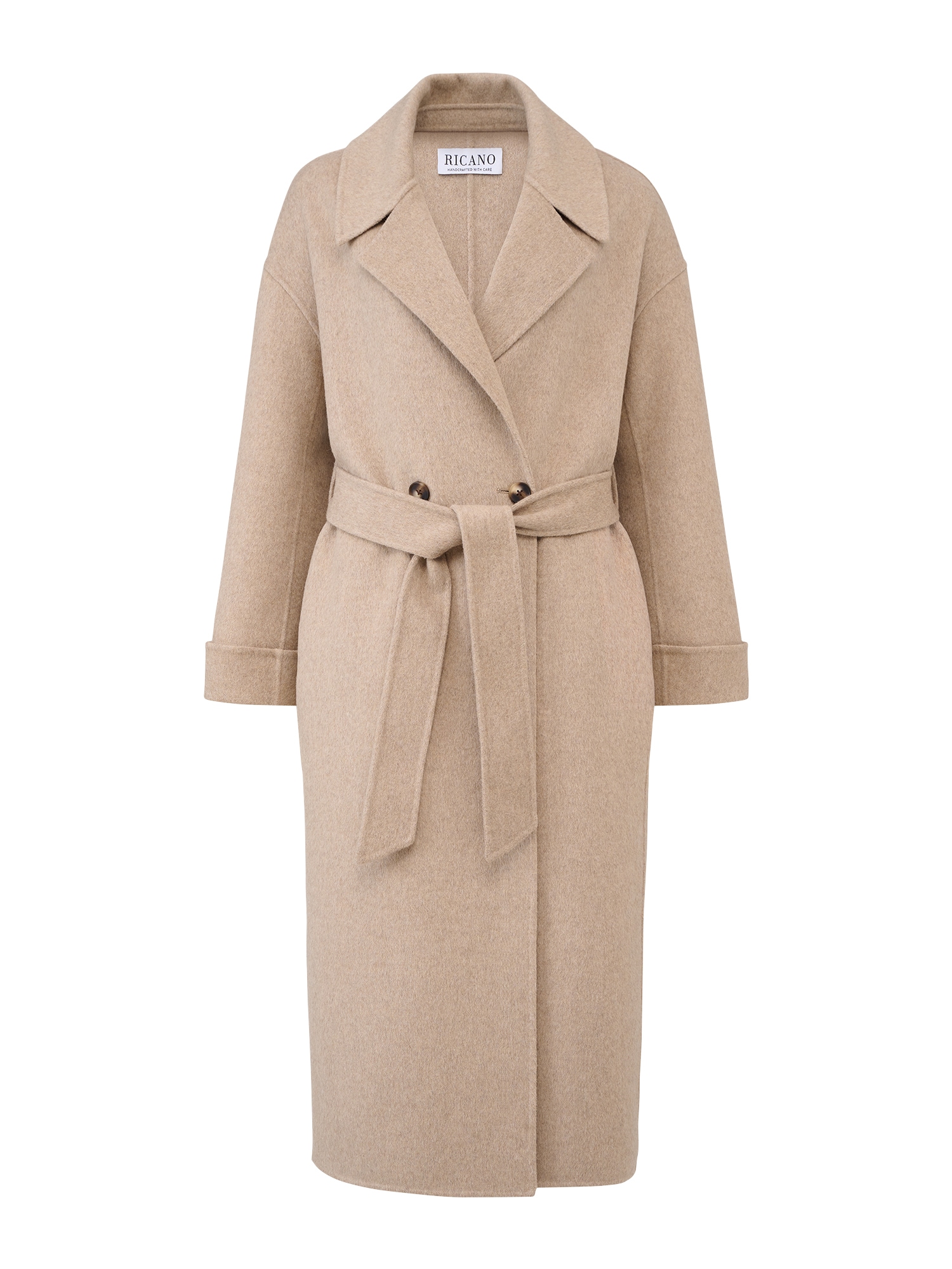 RICANO Wollmantel "Wollmantel Elodie" Handgefertigt, aus feinster Double-Face Wool
