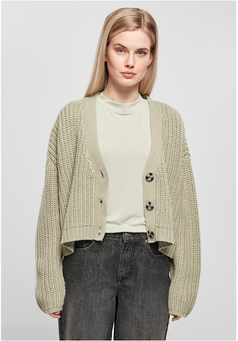 Cardigan »Urban Classics Damen Ladies Oversized Cardigan«, (1 tlg.)