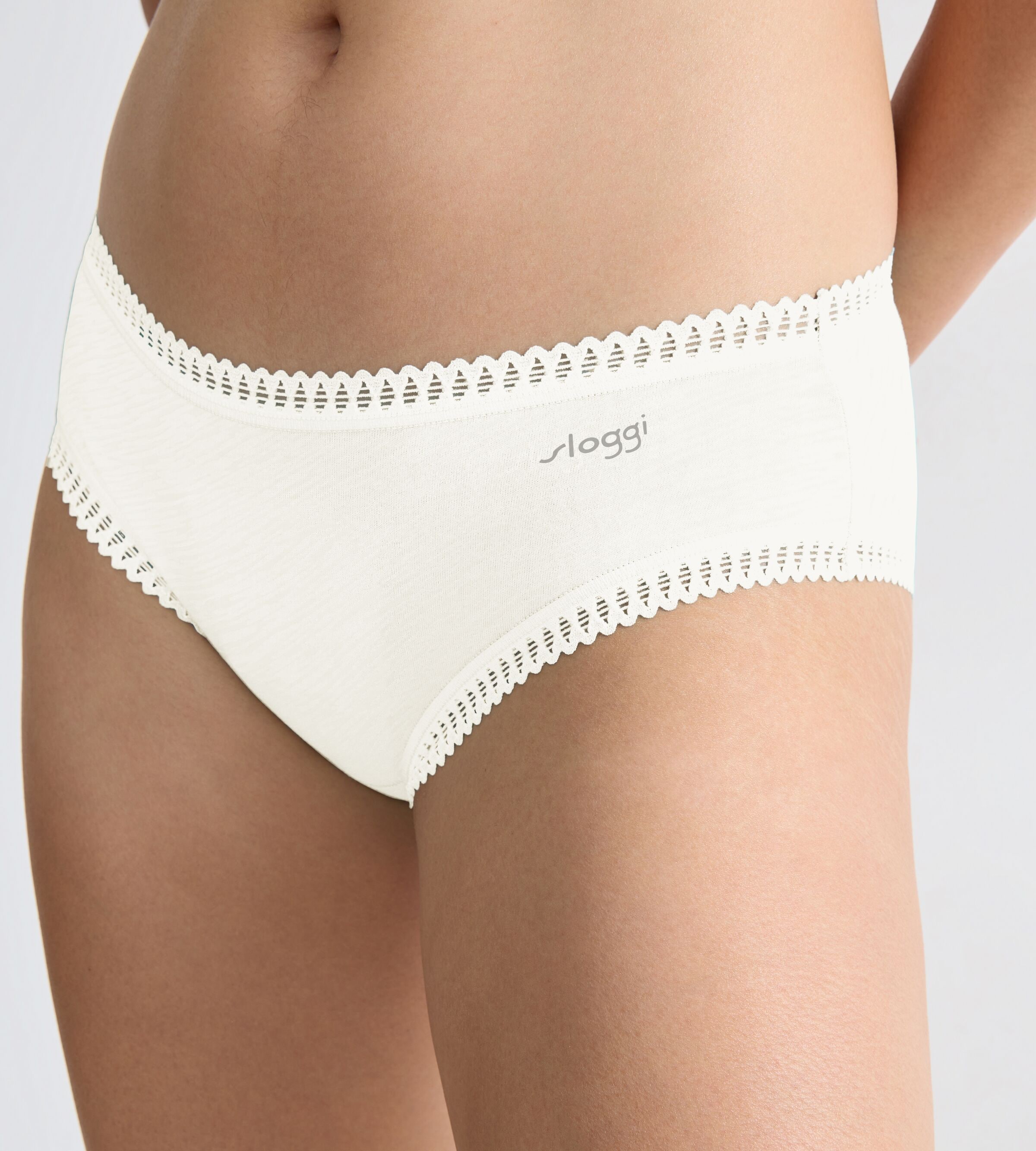 sloggi Hipster »GO Crush«, (3er Pack), Spitze, elastisch, weich, Multipack, Baumwollmix