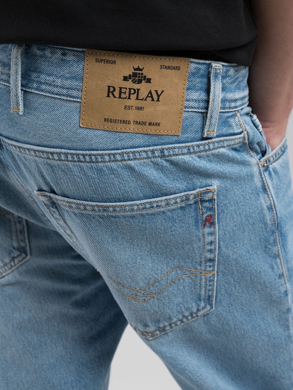 Replay Straight-Jeans »GROVER«, in vielen verschiedenen Waschungen, mit Stretch