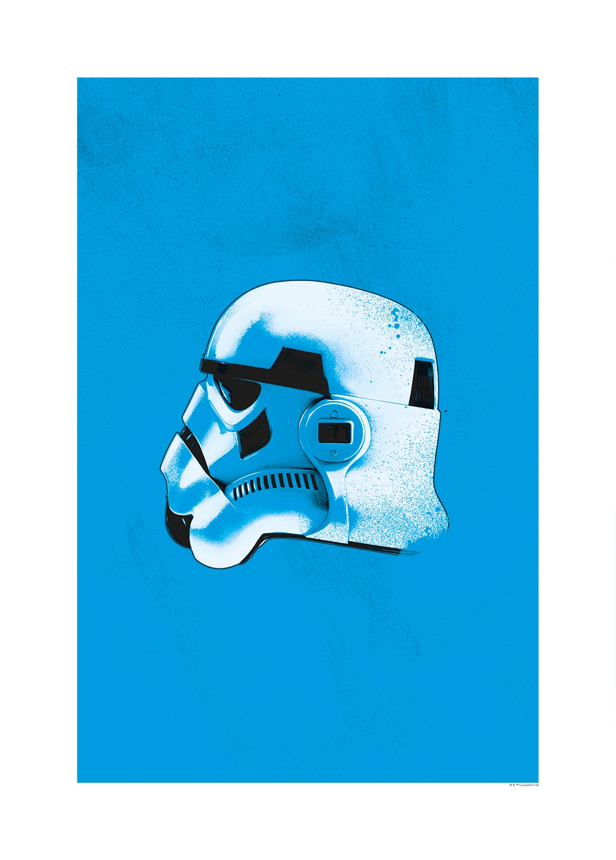 Komar Bild "Star Wars Classic Helmets Stormtrooper" Star Wars 1 Stk. tlg. Wandbild zur Dekoration im Kinderzimmer - ohne Rahmen