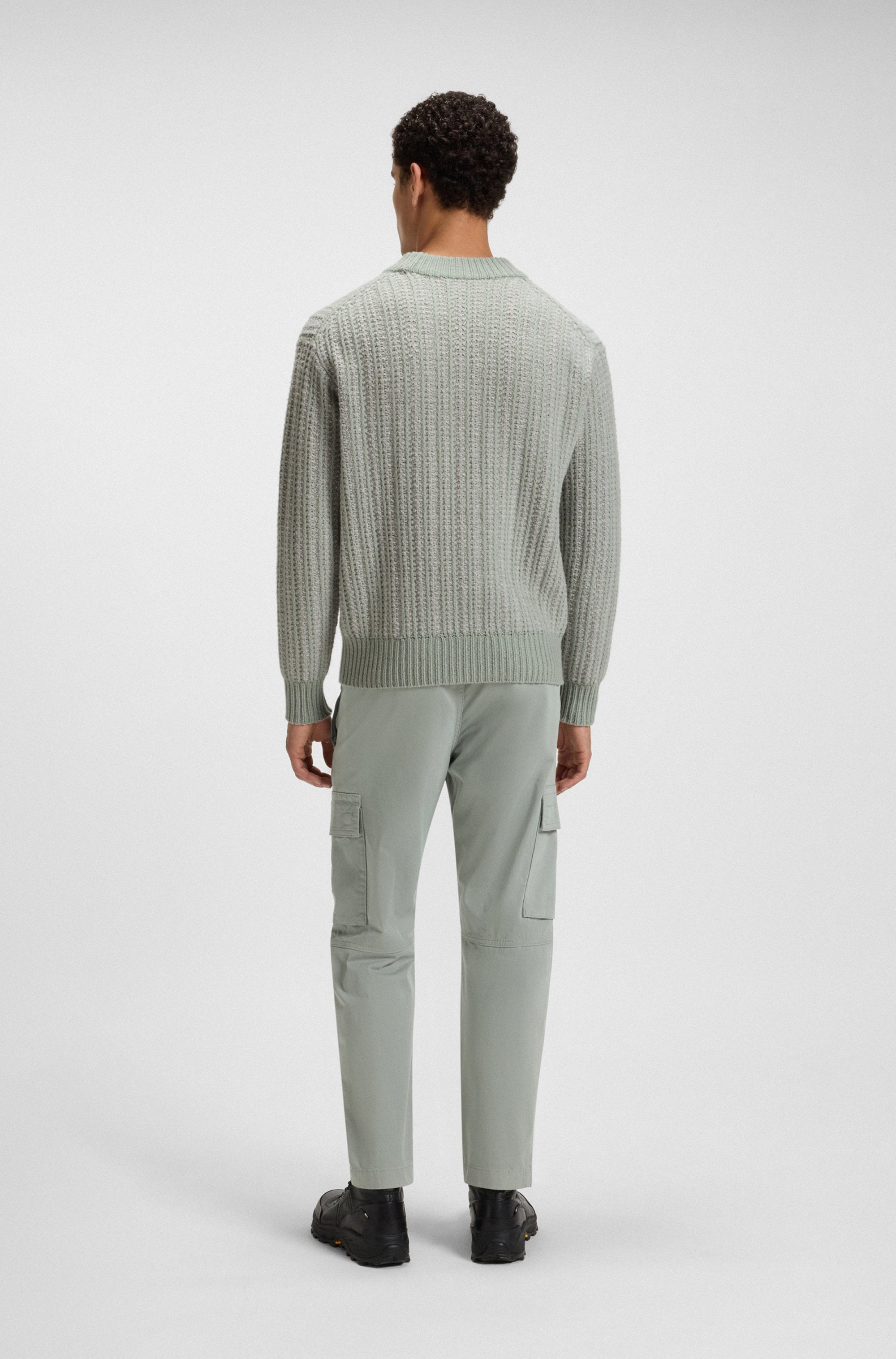 BOSS ORANGE Strickpullover »Avac«, mit gesticktem BOSS Logo