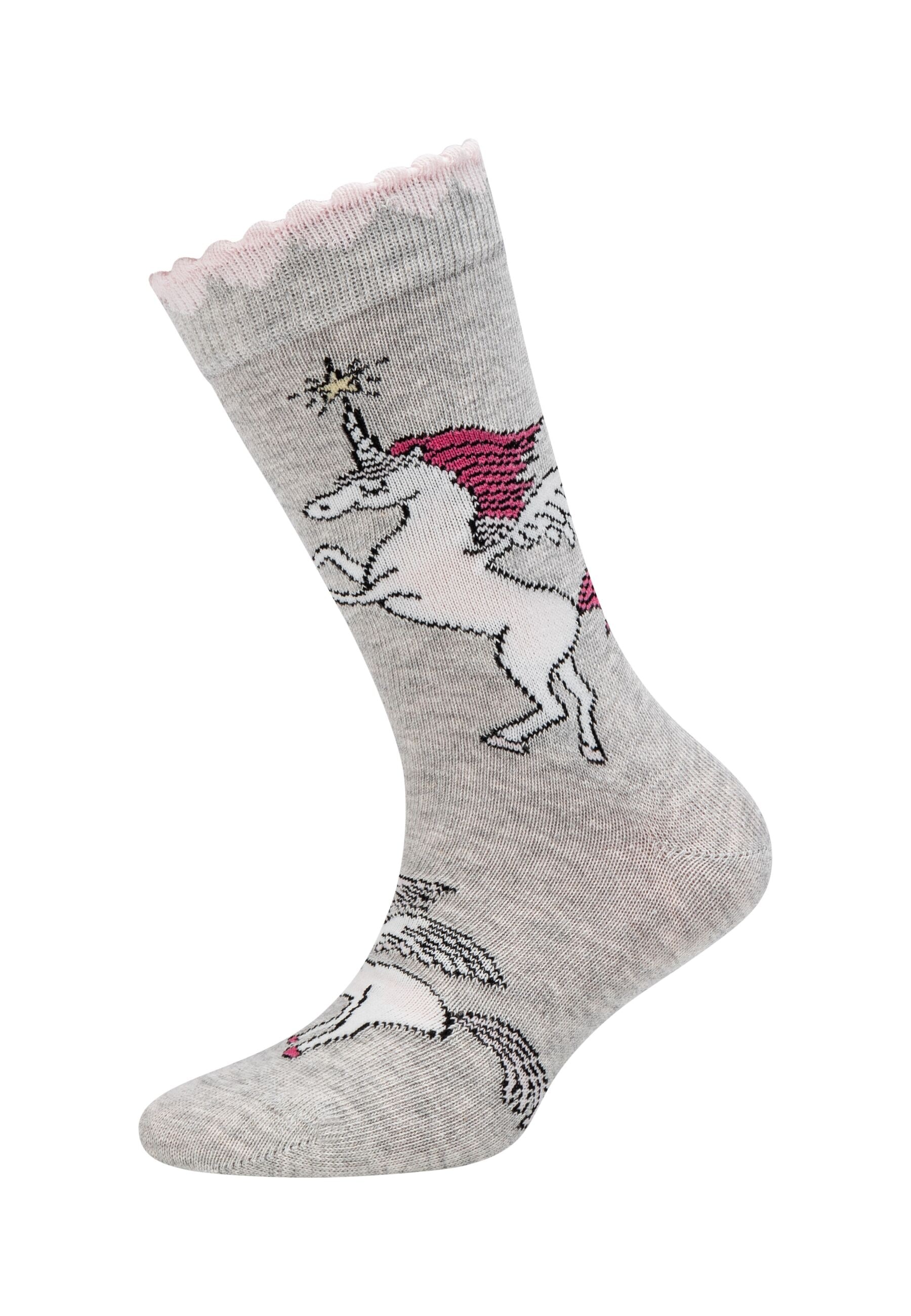 Camano Socken »Kindersocken ca-soft 8er Pack«, 8er Pack Ohne drückenden Gummibund, Aus OCS zertifizierter Baumwolle