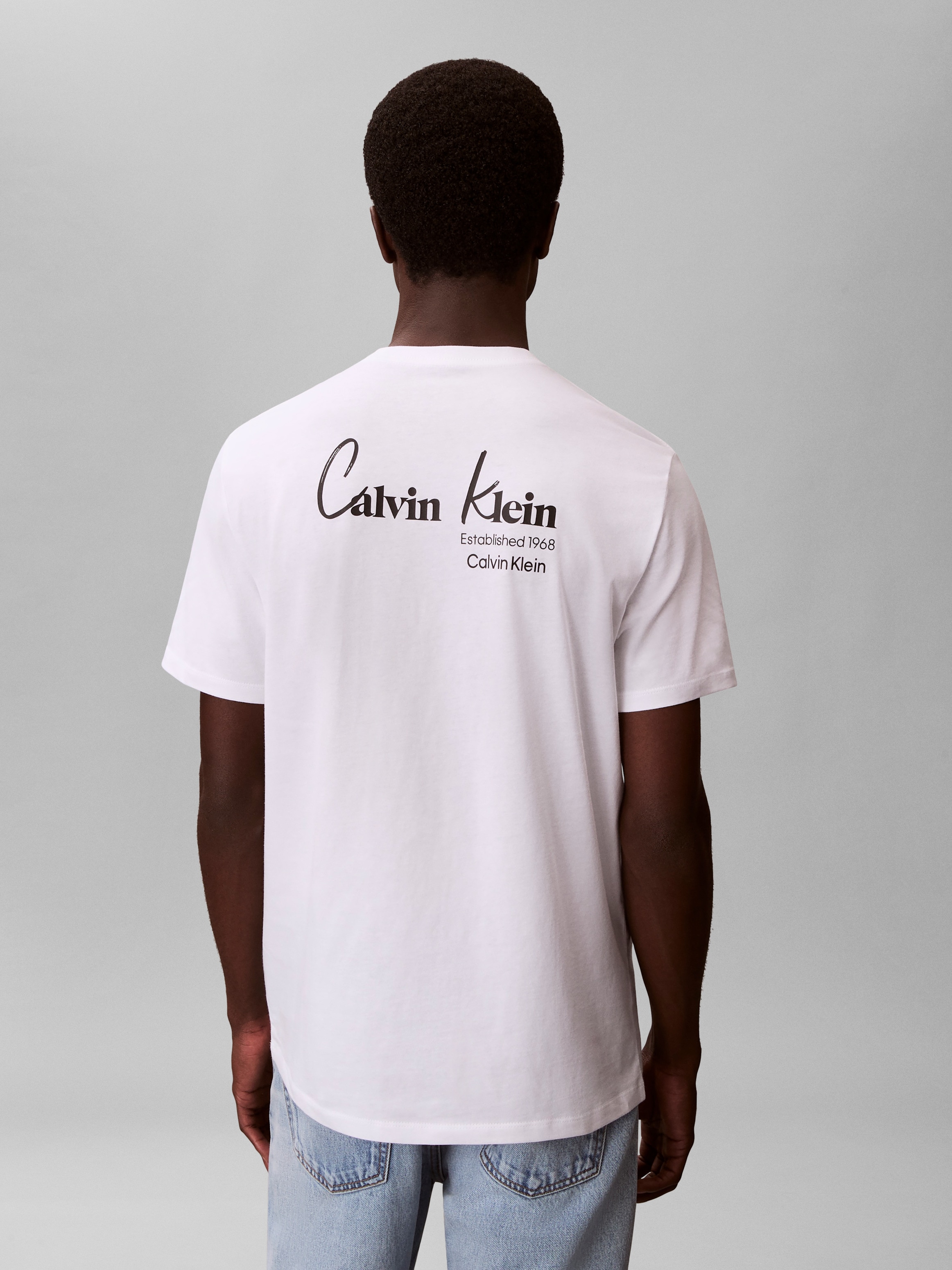 Calvin Klein T-Shirt »JEANS GRAPHICS« Regular fit mit Markenprint