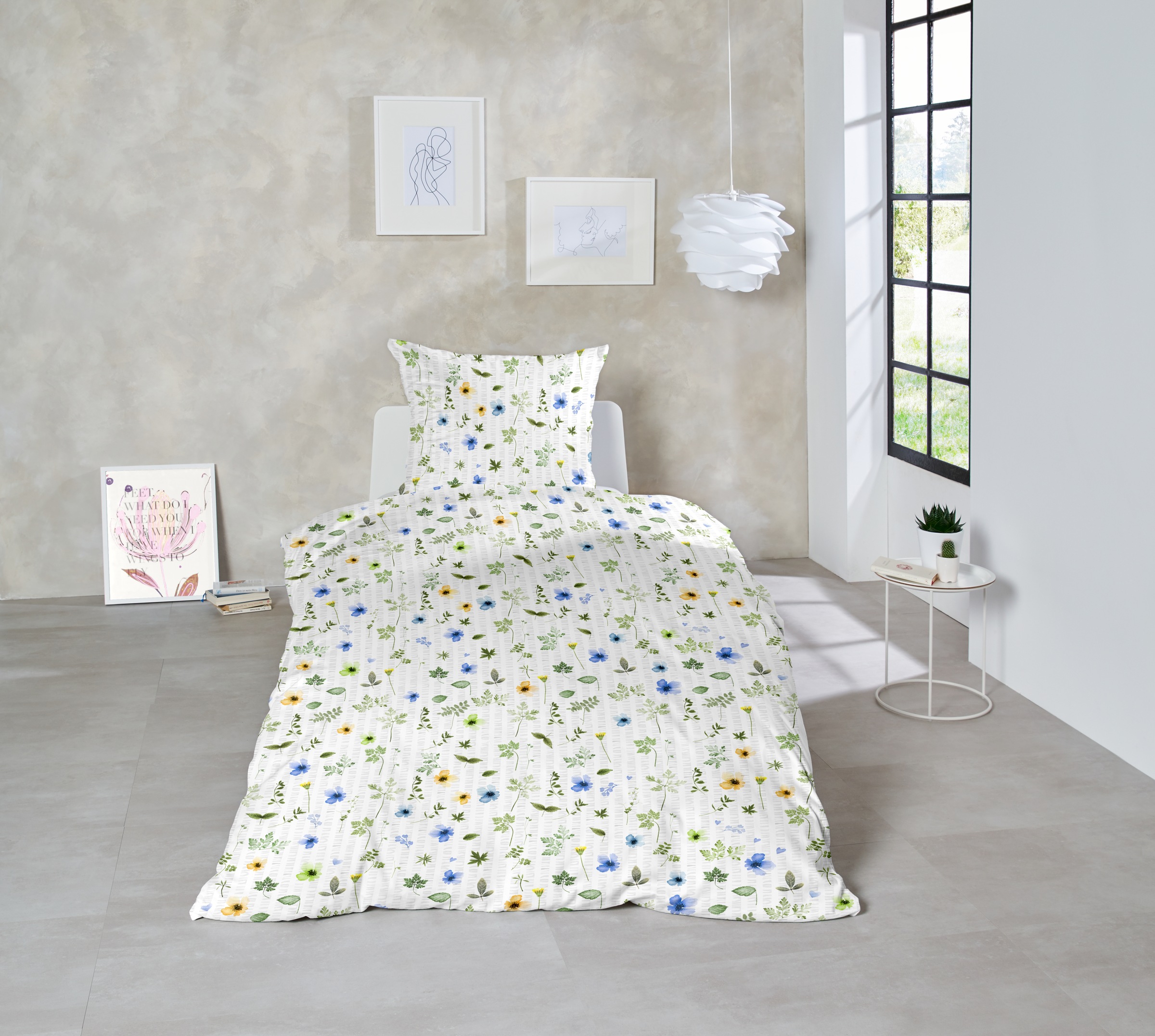 Primera Bettwäsche "Soft-Seersucker-Bettwäsche Wildflower" 2