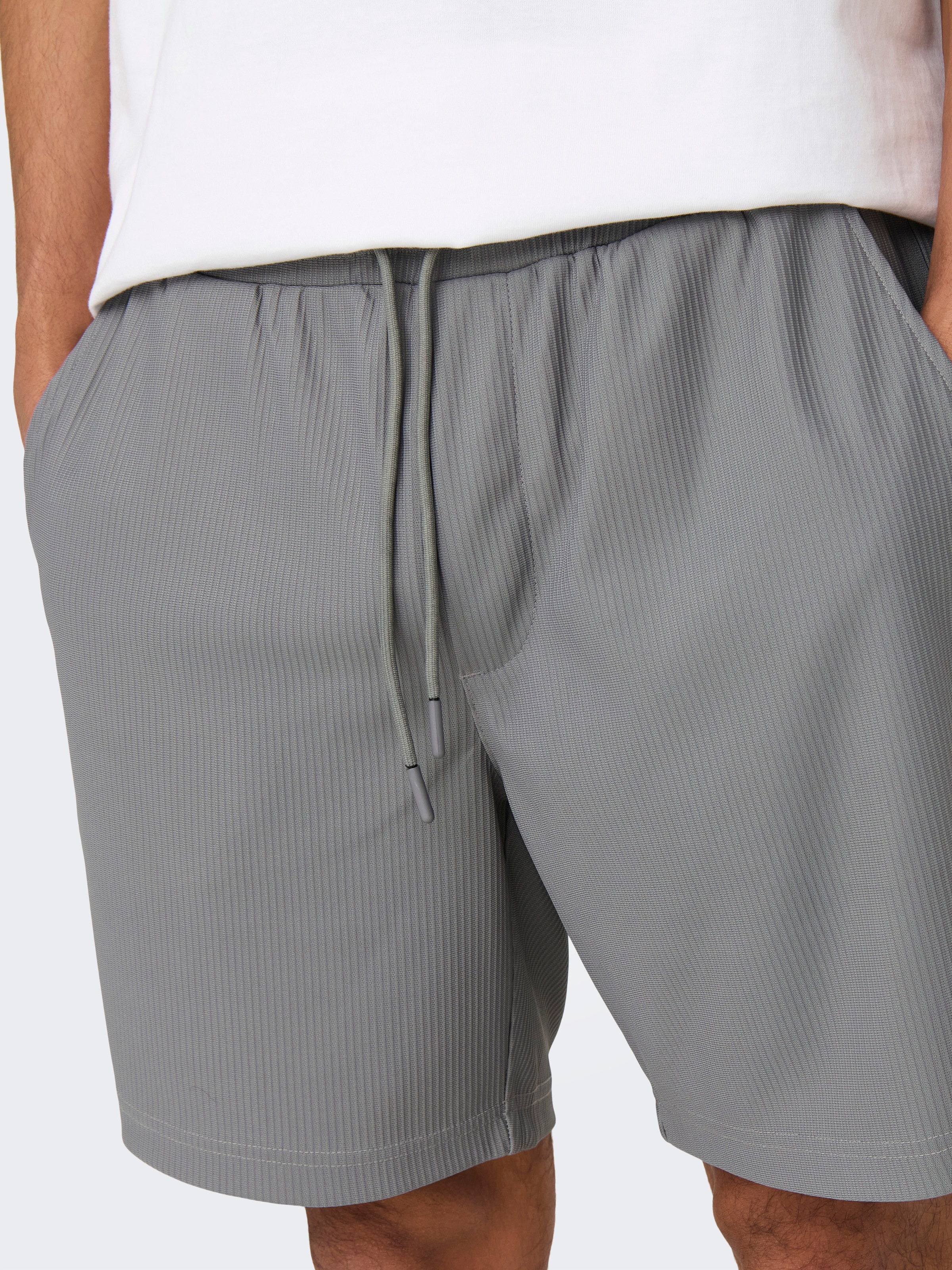 Thumbnail - ONLY & SONS "ONSTEL LIFE PLIZZE SHORTS NOOS"