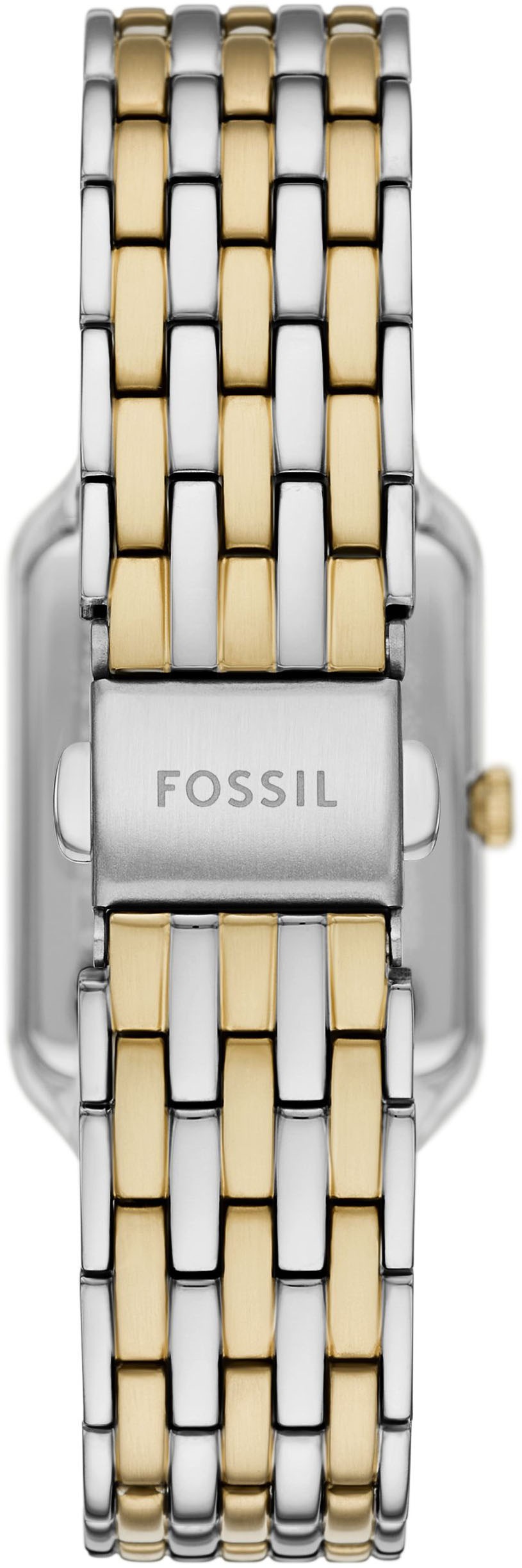 Fossil Quarzuhr »RAQUEL«, (Set, 2 tlg., mit Armband), Armbanduhr, Damenuhr, Edelstahlarmband, Ideal auch als Geschenk