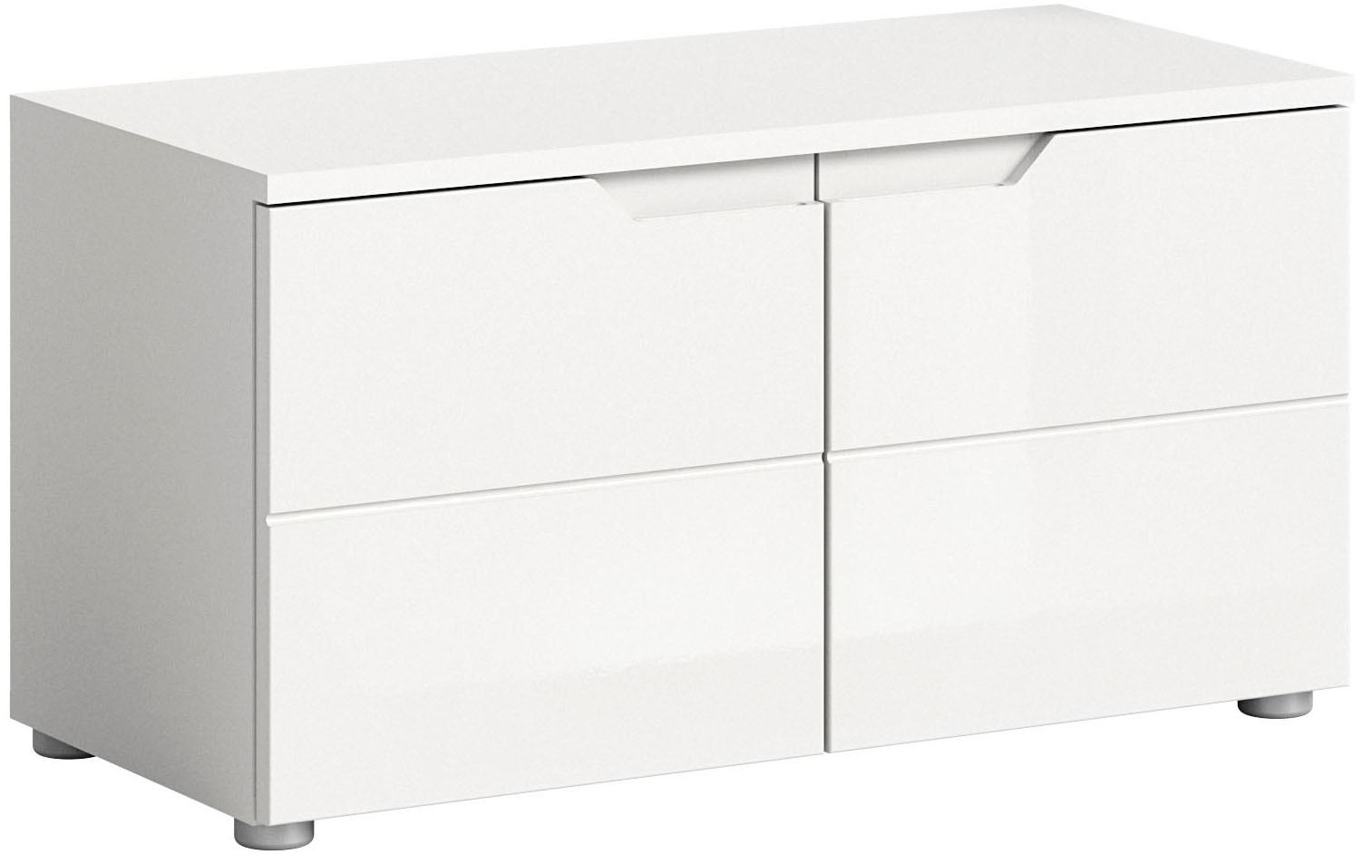 Home affaire Sitzbank "CAPRI, Breite 80 cm, 2 Türen mit eingefasster Griffm günstig online kaufen