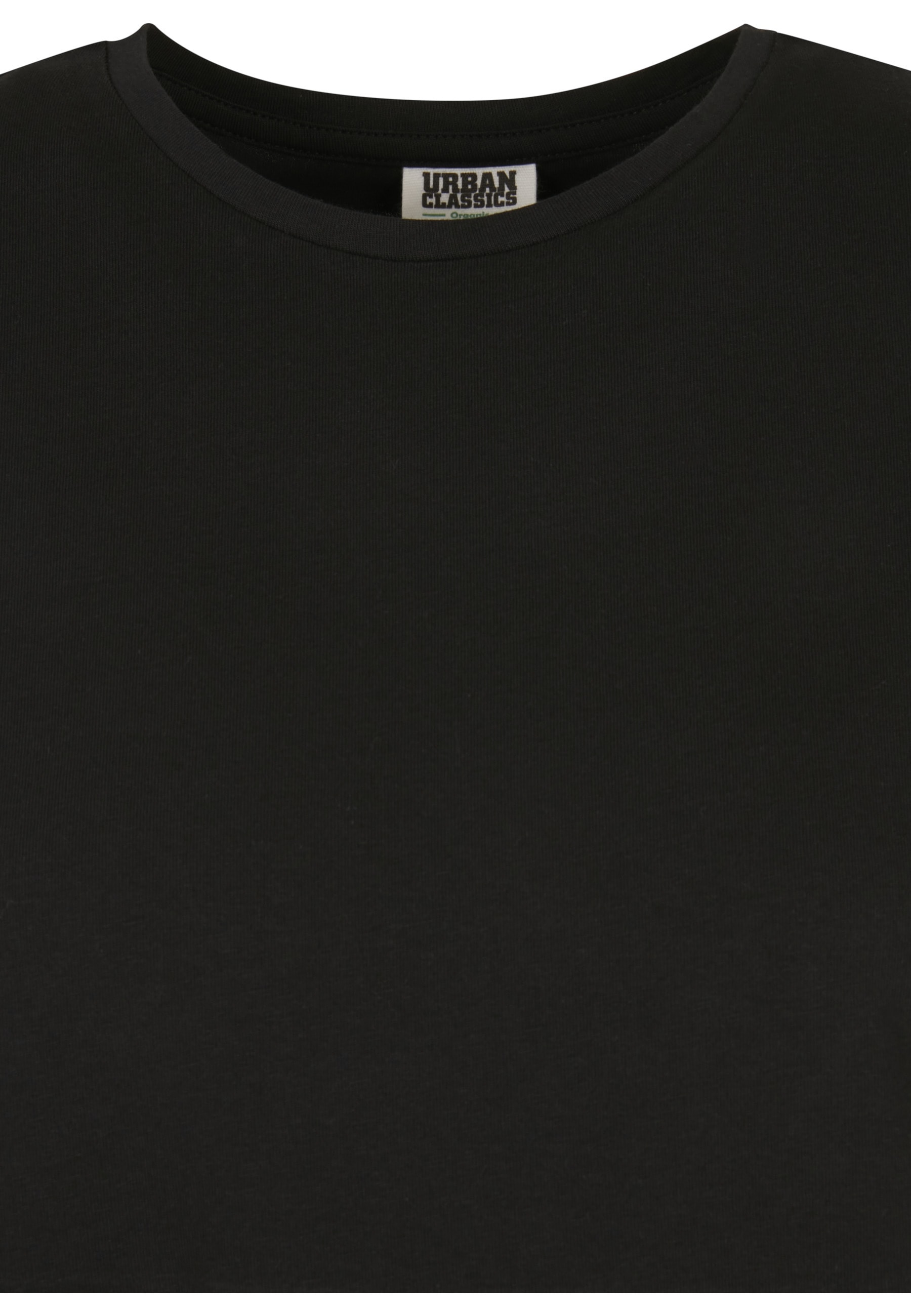 URBAN CLASSICS A-Linien-Kleid »Urban Classics Damen Ladies Organic Empire Valance Tee Dress« 1 Stk. tlg.