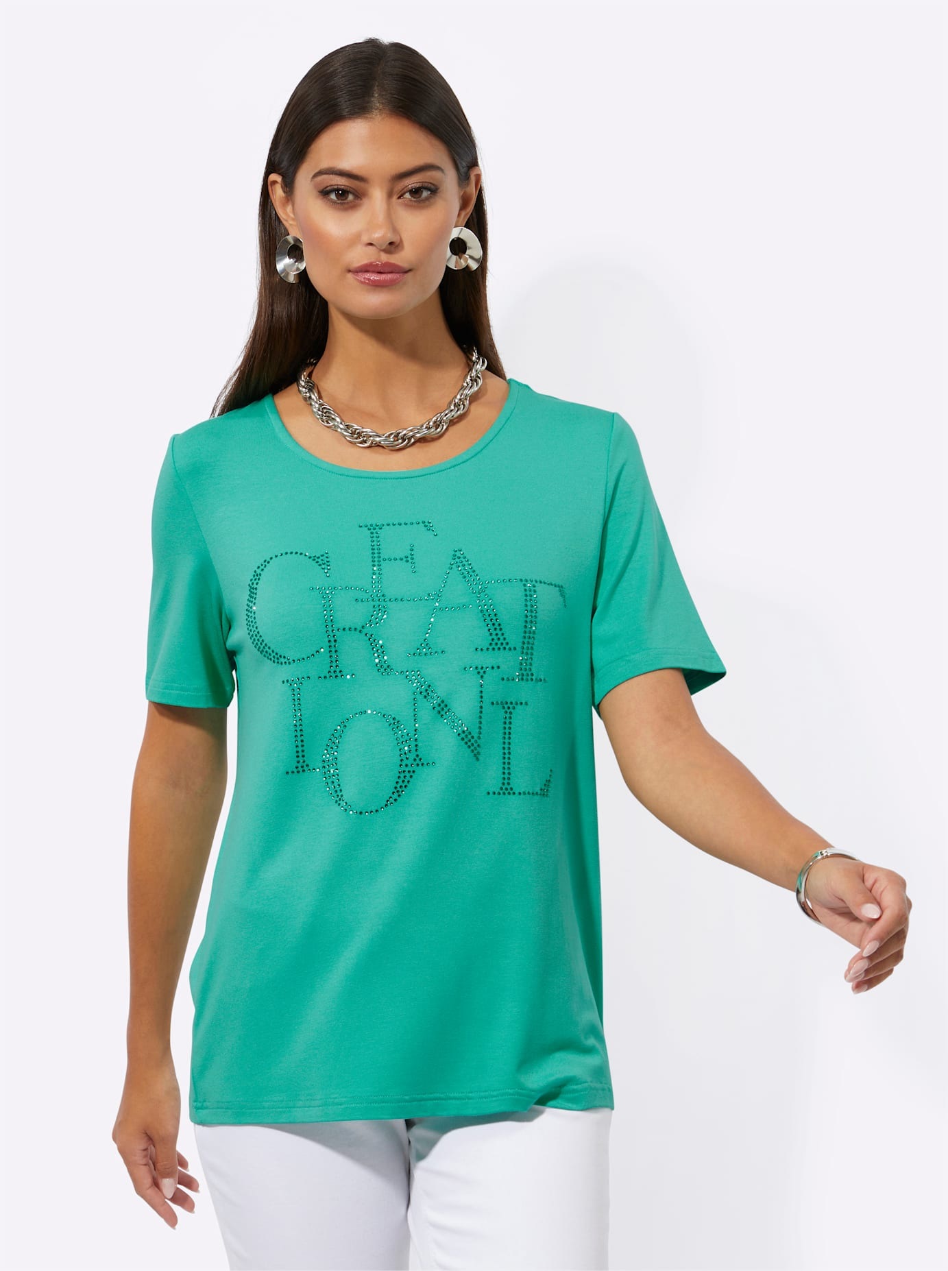 creation L Kurzarmshirt "Shirt" 1 Stk. günstig online kaufen