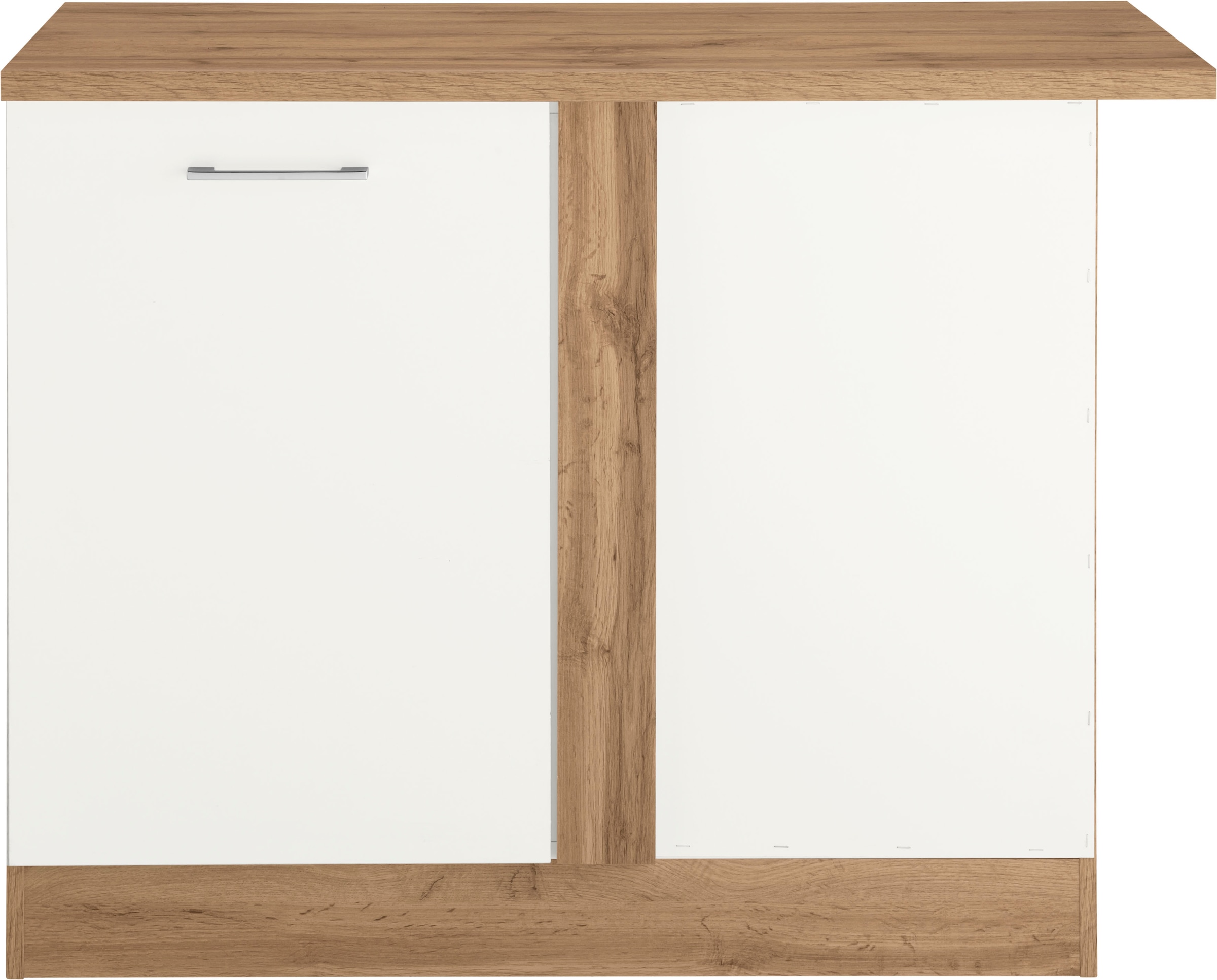 KOCHSTATION Eckunterschrank »KS-Colmar«, 110 cm, mit Metallgriff