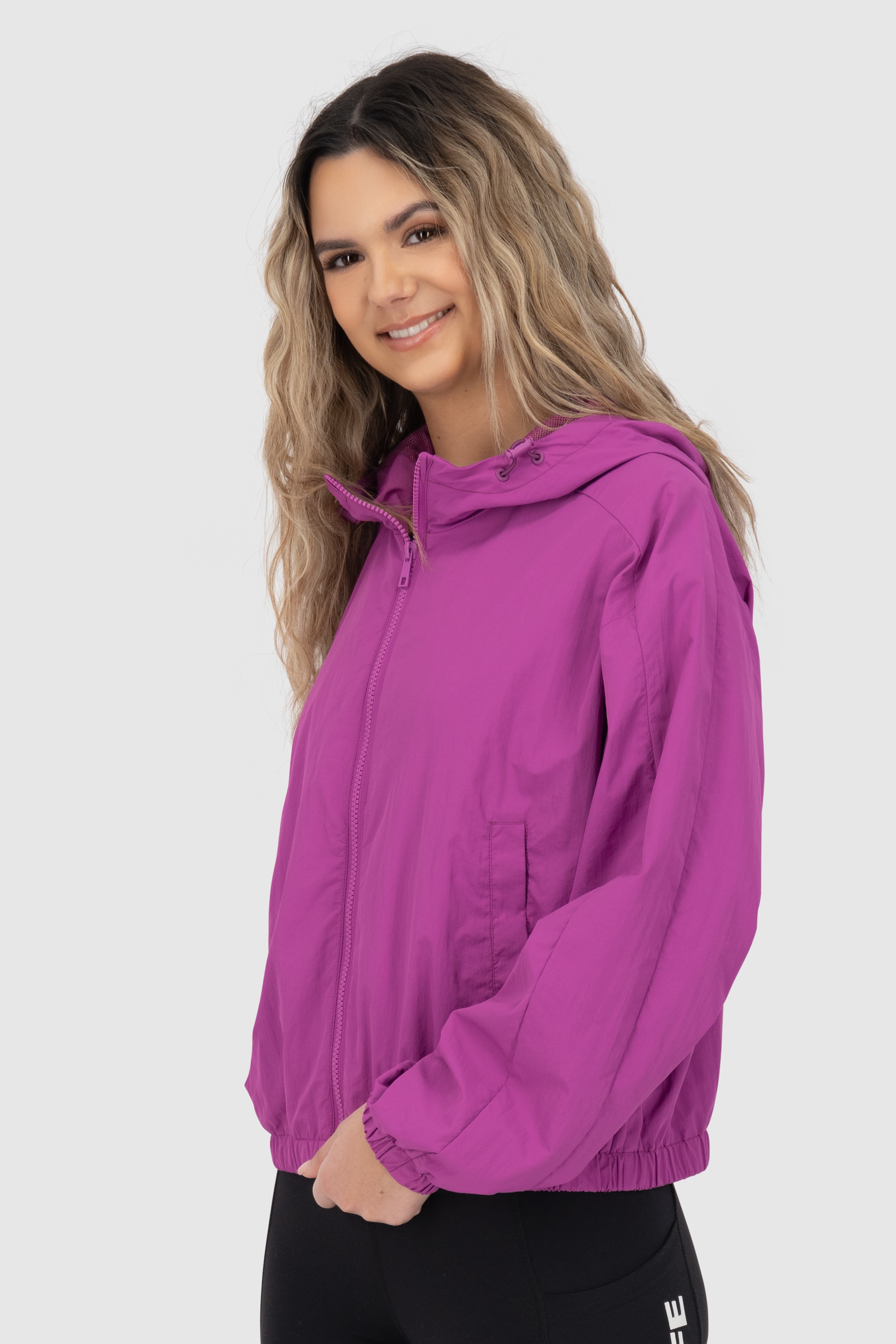 Alife & Kickin Sommerjacke »Damen JovanaAK A Übergangsjacke, Jacke« leichte Übergangsjacke Windbreaker mit Kapuze und Reißverschluss