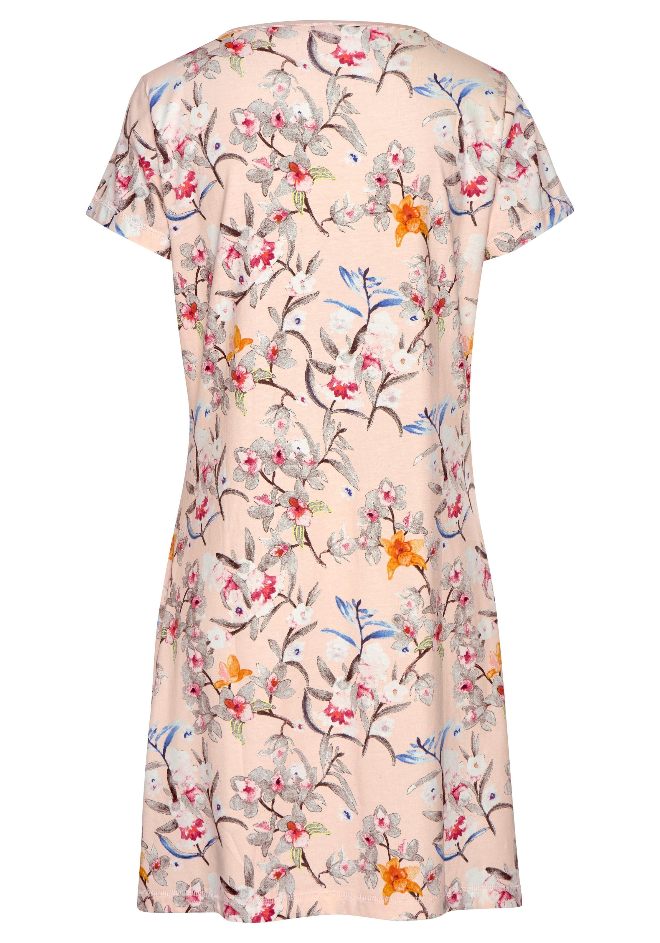 s.Oliver Nachthemd, mit Blumenmuster kaufen | BAUR