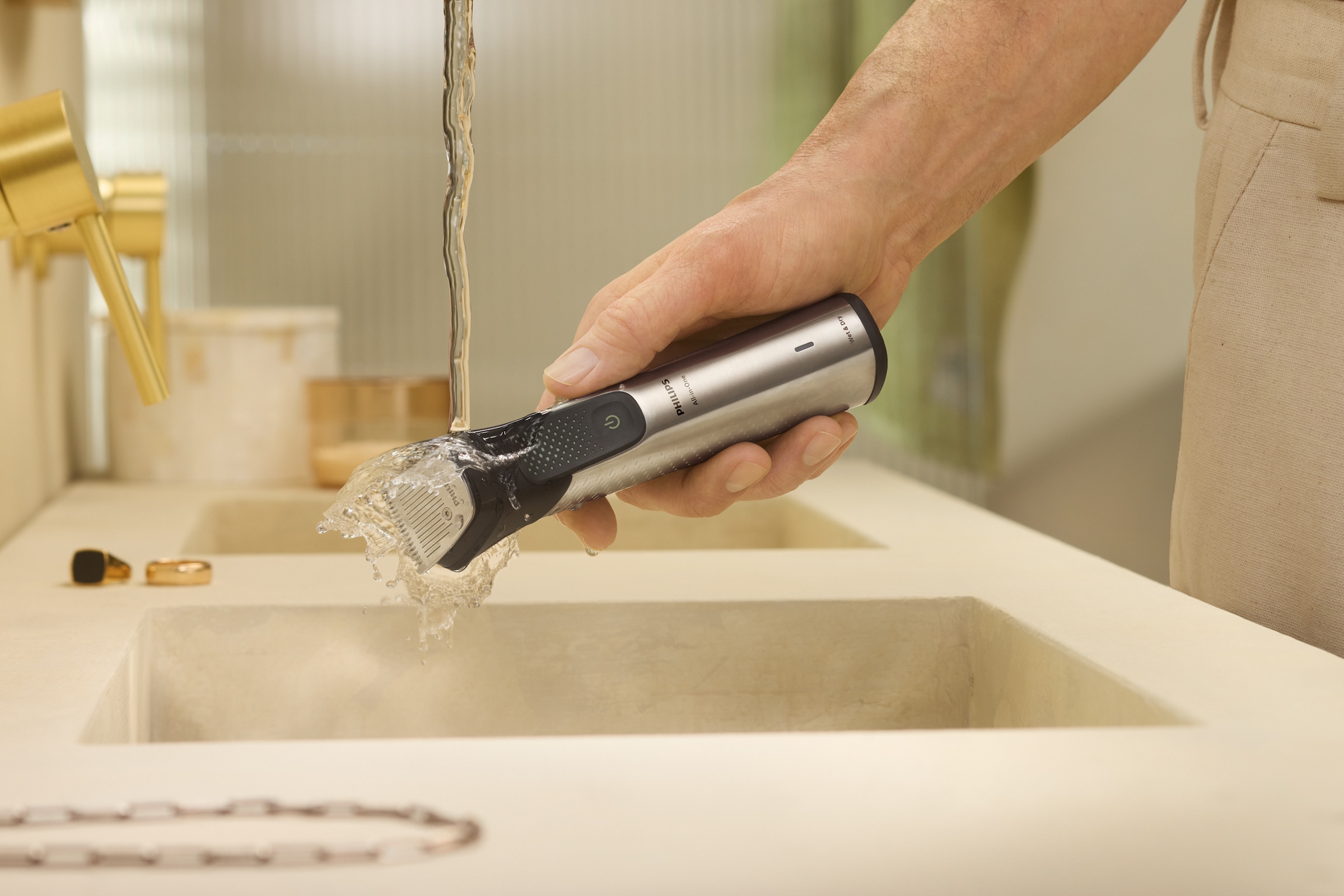 Philips Multifunktionstrimmer »Series 9000 MG9557/15« 20 Aufsätze 20-in-1-Trimmer für Gesicht, Körper und Kopfhaare