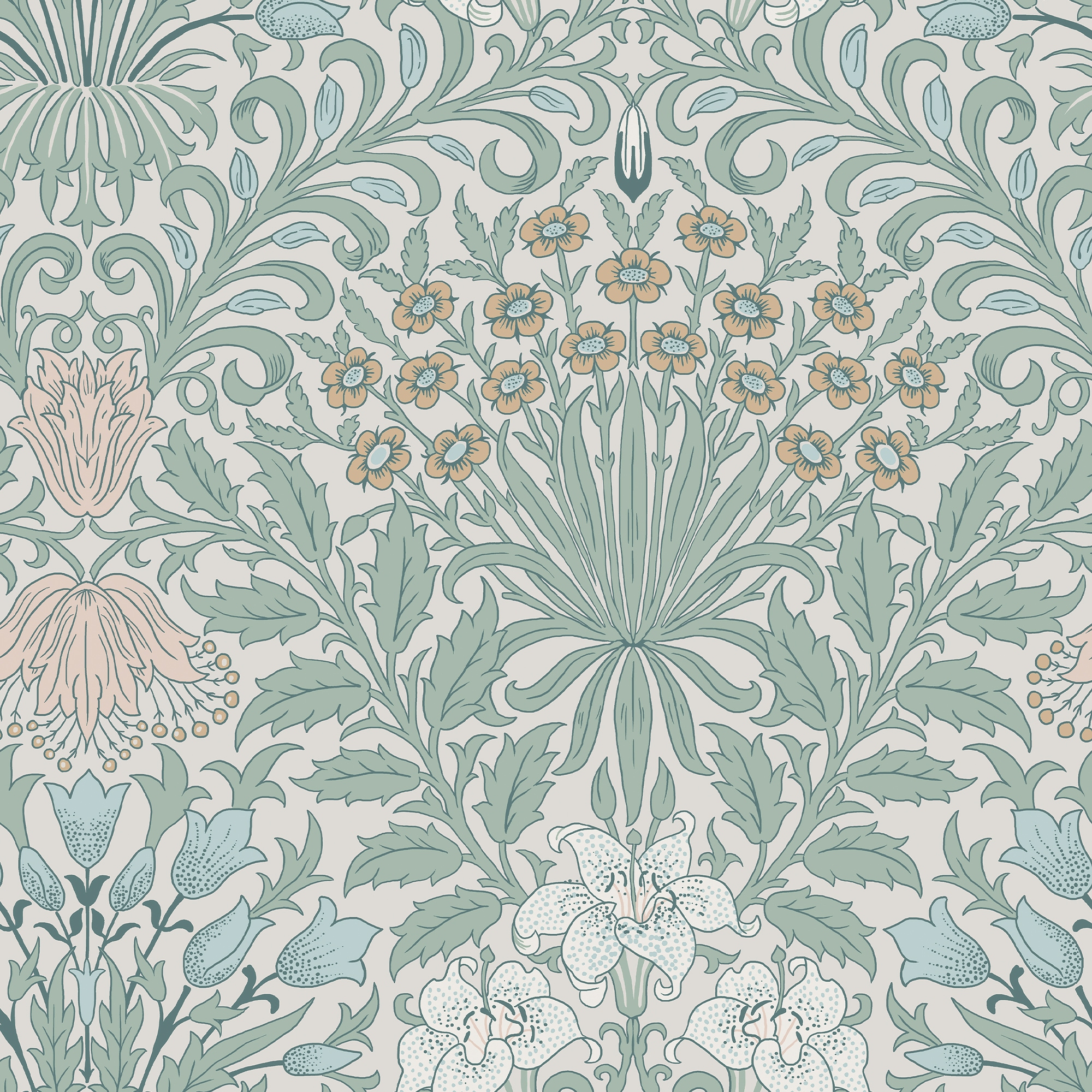 WILLIAM MORRIS AT HOME Vliestapete »Garden Cottage«, Motiv, Design Tapeten