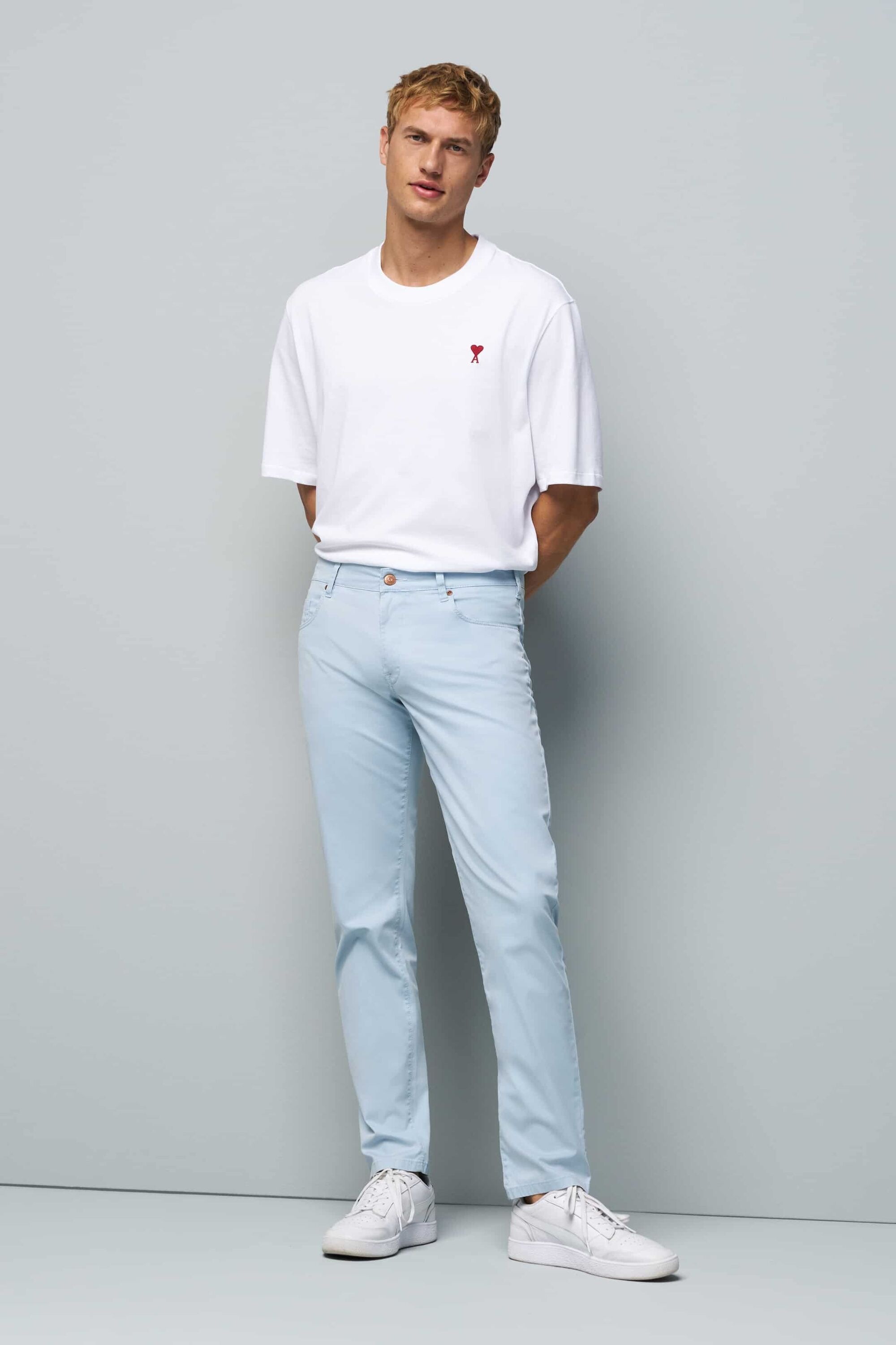 MEYER Chinos »M5 Slim«, aus Bio-Baumwolle