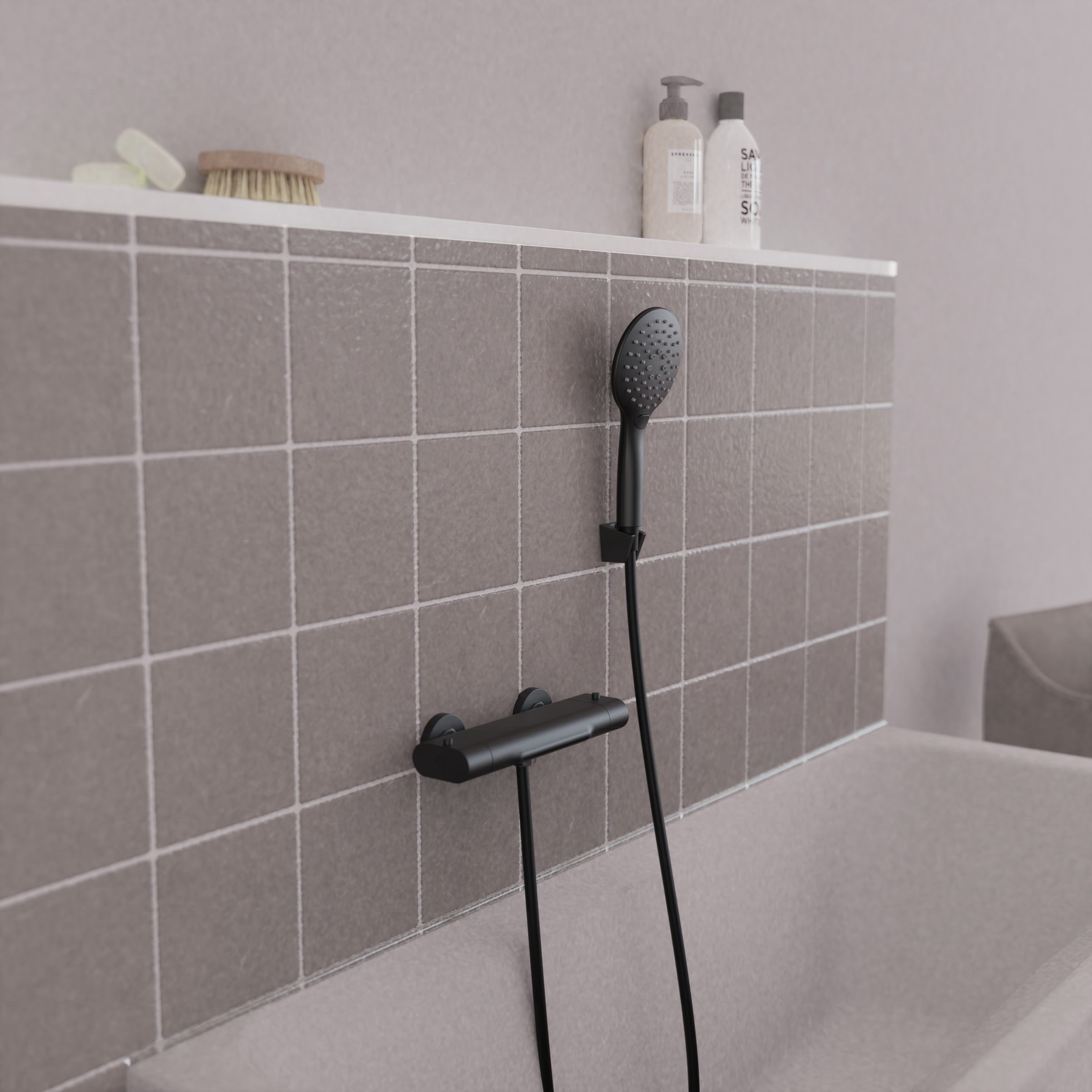 Schütte Duschsystem »Rio«, Eco-Stopp-Funktion, Antikalk-Noppen, wassersparend