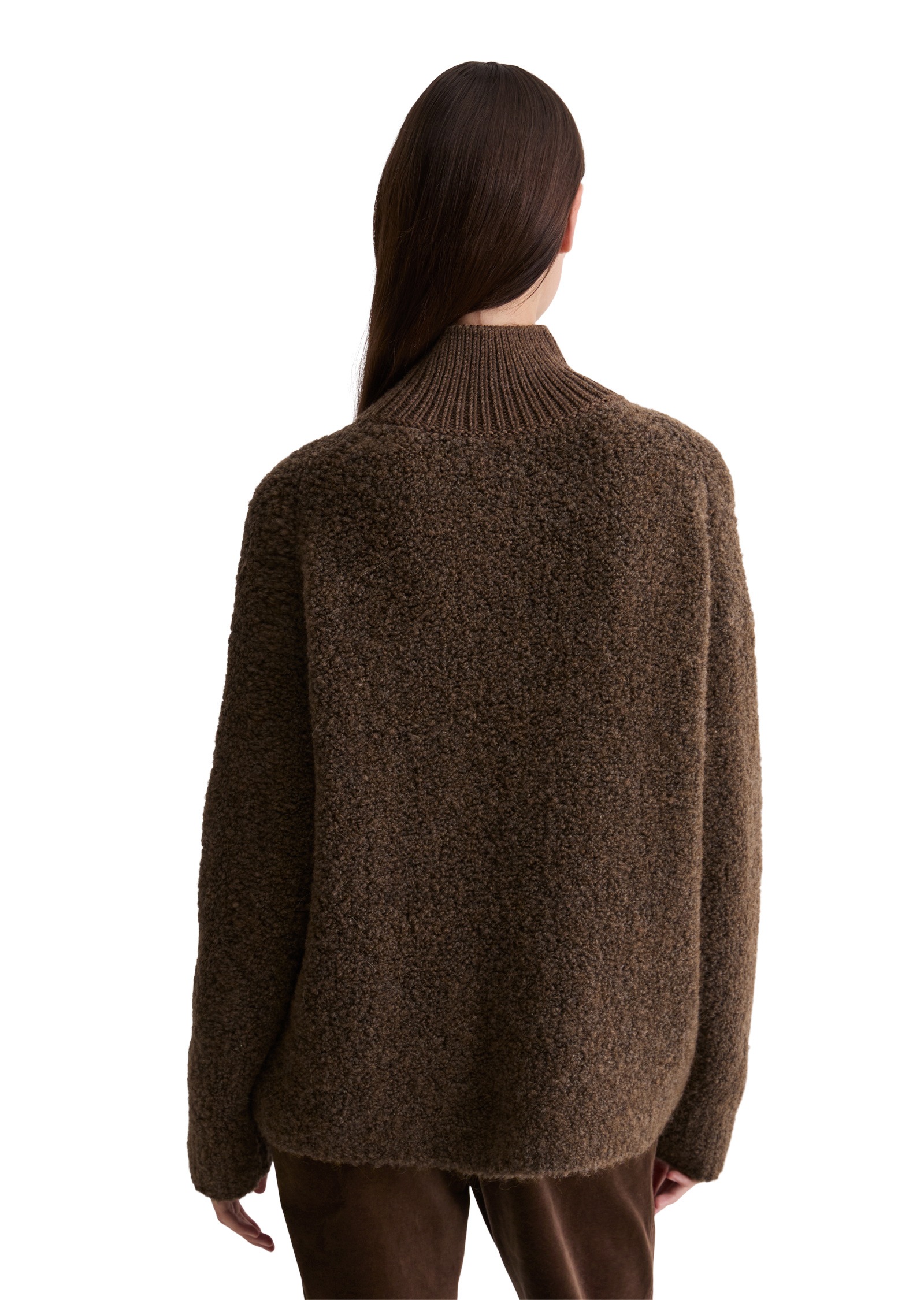 Marc O'Polo Stehkragenpullover »aus Schurwolle-Alpakawolle-Mix«