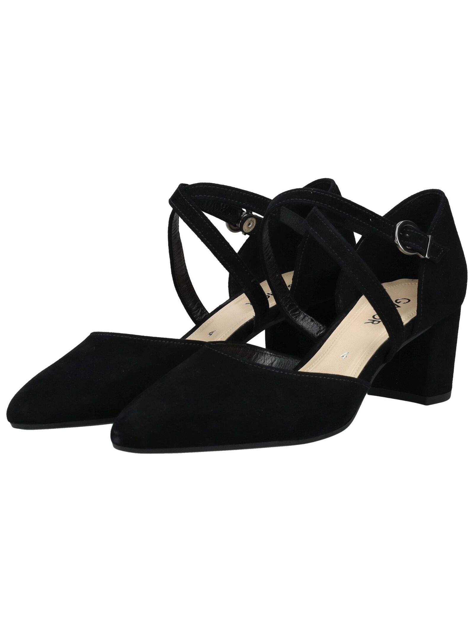 Pumps GABOR "Gabor Pumps Leder", Damen, Gr. 39, schwarz, Leder, Schuhe Pumps 3